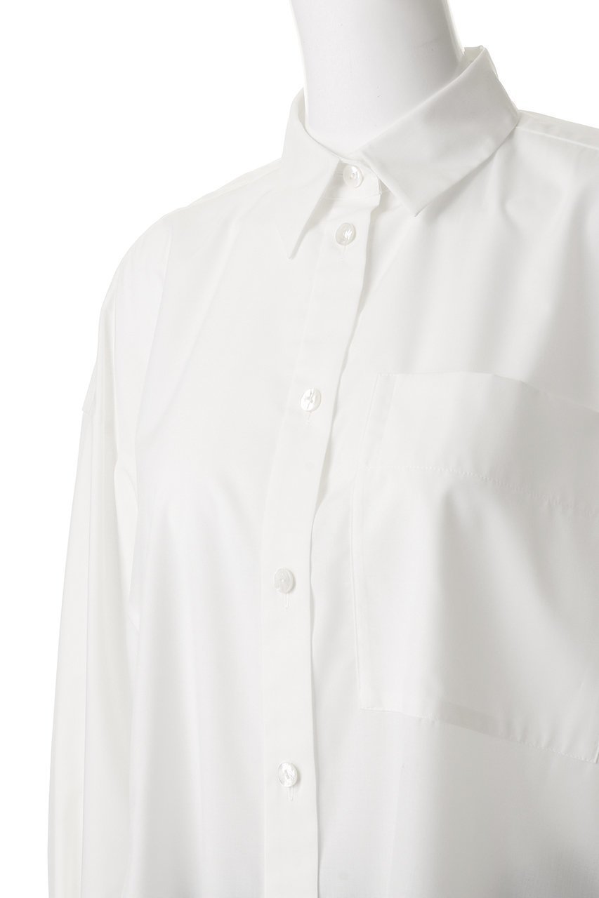 【ナゴンスタンス/nagonstans】のover flare shirt 人気、トレンドファッション・服の通販 founy(ファニー) 　ファッション　Fashion　レディースファッション　Fashion for Women　トップス・カットソー　Cut & Sew Tops　シャツ・ブラウス・オフィスカジュアル　Elegant Blouses & Button-Ups　アシンメトリー　Asymmetrical Style　スリーブ　Sleeve, Long Sleeve / Short Sleeve　フォルム　Silhouette, Form　フレア　Flare, Flared　ブロード　Broadcloth, Fine Cotton　ロング　Long, Long-Length　other-5|ID: prp329100004902582 ipo3291000000036689964