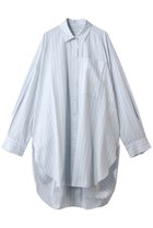 【エンフォルド/ENFOLD】のSLIT SHIRT 人気、トレンドファッション・服の通販 founy(ファニー) ファッション Fashion レディースファッション Fashion for Women トップス・カットソー Cut & Sew Tops シャツ・ブラウス・オフィスカジュアル Elegant Blouses & Button-Ups ロングTシャツ・Tシャツ Longline T-Shirts & Tees サテン Satin, Glossy Fabric ストライプ Stripe, Striped Pattern スリーブ Sleeve, Long Sleeve / Short Sleeve チュニック Tunic, Long Top ドレープ Drape, Draping Fabric バランス Balance, Style Balance パターン Pattern, Design Print ベスト Vest, Waistcoat ベーシック Basic, Essential ロング Long, Long-Length エレガント 上品 Elegant thumbnail ミント|ID: prp329100004902584 ipo3291000000036689972