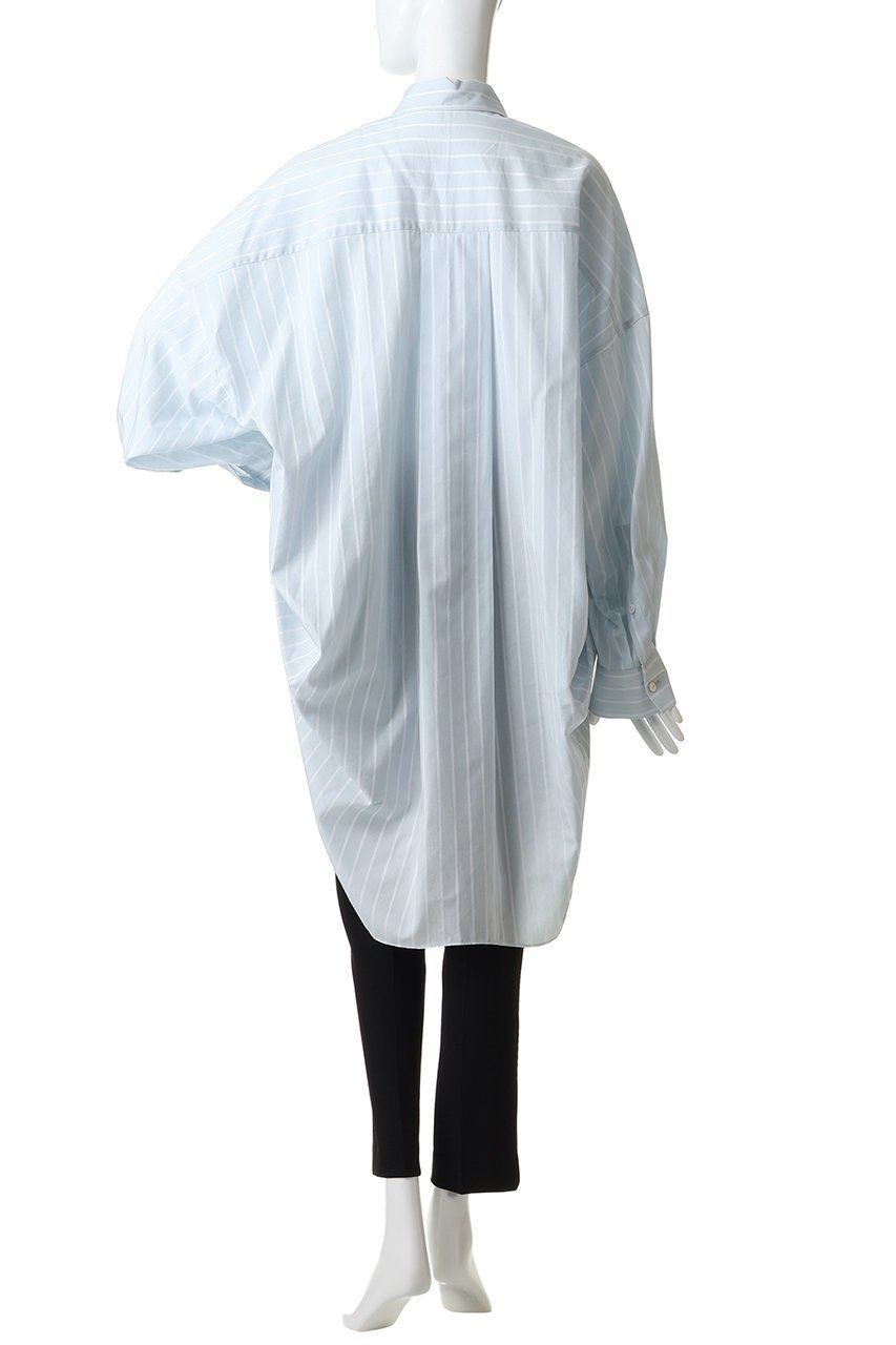 【エンフォルド/ENFOLD】のSLIT SHIRT 人気、トレンドファッション・服の通販 founy(ファニー) 　ファッション　Fashion　レディースファッション　Fashion for Women　トップス・カットソー　Cut & Sew Tops　シャツ・ブラウス・オフィスカジュアル　Elegant Blouses & Button-Ups　ロングTシャツ・Tシャツ　Longline T-Shirts & Tees　サテン　Satin, Glossy Fabric　ストライプ　Stripe, Striped Pattern　スリーブ　Sleeve, Long Sleeve / Short Sleeve　チュニック　Tunic, Long Top　ドレープ　Drape, Draping Fabric　バランス　Balance, Style Balance　パターン　Pattern, Design Print　ベスト　Vest, Waistcoat　ベーシック　Basic, Essential　ロング　Long, Long-Length　エレガント 上品　Elegant　other-4|ID: prp329100004902584 ipo3291000000036689975