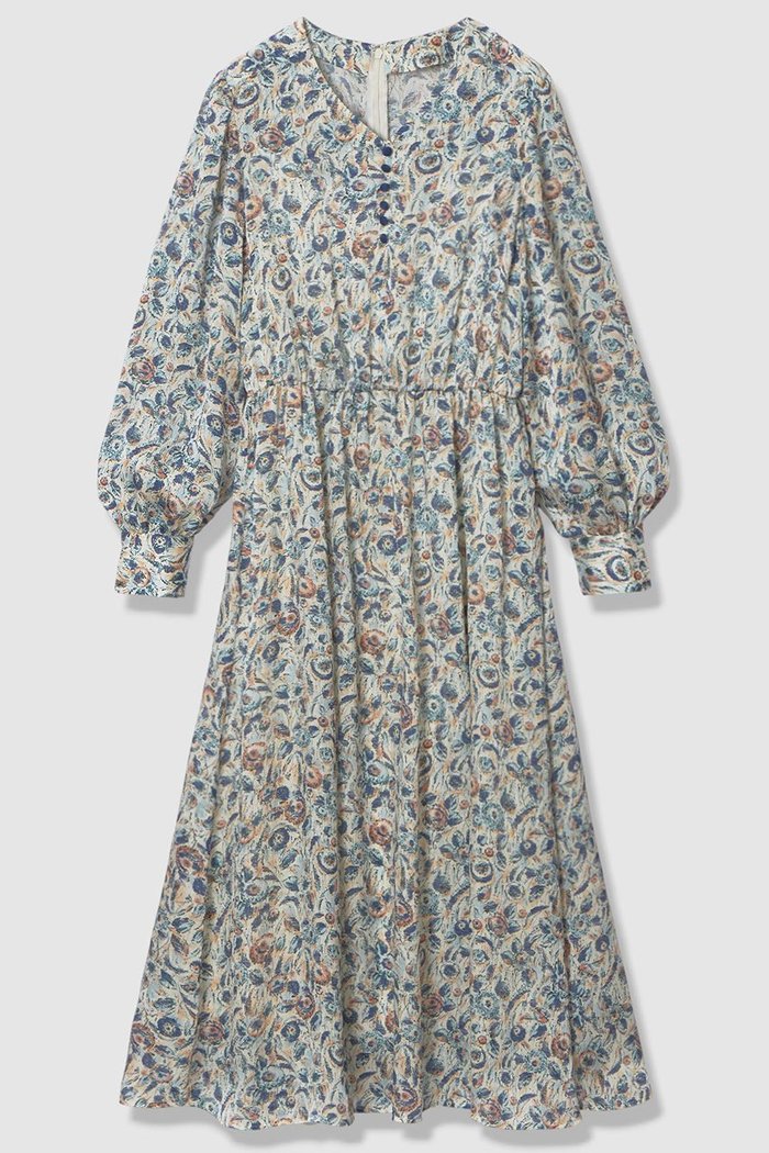 【アナイ/ANAYI】のぼかしフラワーフレア ワンピース インテリア・キッズ・メンズ・レディースファッション・服の通販 founy(ファウニー) https://founy.com/ ファッション Fashion レディースファッション Fashion for Women ワンピース Dresses チュニック Tunic Tops & Dresses なめらか Smooth, Silky Texture サテン Satin, Glossy Fabric ジャケット Jacket, Outerwear チュニック Tunic, Long Top フェミニン Feminine, Girly フラワー Flower, Floral フレア Flare, Flared フロント Front, Front Design プリント Print, Printed Pattern ロング Long, Long-Length エレガント 上品 Elegant 春 Spring |ID: prp329100004902592 ipo3291000000036690074