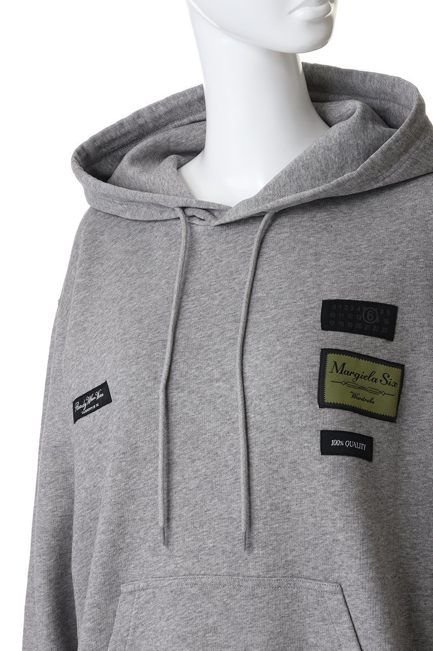 【エムエム6 メゾン マルタン マルジェラ/MM6 Maison Martin Margiela】のロゴ フーディースウェットシャツ 人気、トレンドファッション・服の通販 founy(ファニー) ファッション Fashion レディースファッション Fashion for Women トップス・カットソー Cut & Sew Tops シャツ・ブラウス・オフィスカジュアル Elegant Blouses & Button-Ups レディースパーカー・カジュアルフーディー Casual Hoodies & Sweatshirts ロングTシャツ・Tシャツ Longline T-Shirts & Tees スウェット・クルーネックトップス Sweatshirts & Crewnecks / Relaxed Fit Sweat Tops カットソー・ベーシックTシャツ Cut-and-Sewn Tops / Stretch Tees & Basics バランス Balance, Style Balance モチーフ Motif, Design Theme リラックス Relax, Relaxed Fit other-5|ID: prp329100004902594 ipo3291000000036690122