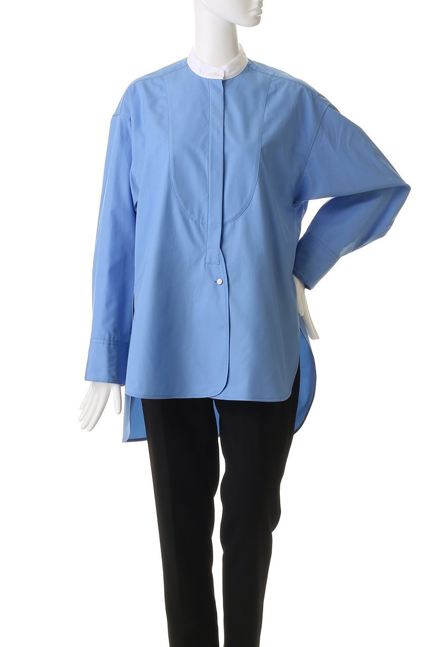 【デザイン ワークス/DESIGN WORKS】のスタンドカラーロングシャツ 人気、トレンドファッション・服の通販 founy(ファニー) 　ファッション　Fashion　レディースファッション　Fashion for Women　トップス・カットソー　Cut & Sew Tops　シャツ・ブラウス・オフィスカジュアル　Elegant Blouses & Button-Ups　スリーブ　Sleeve, Long Sleeve / Short Sleeve　ドレス　Dress, One-Piece　バランス　Balance, Style Balance　ベスト　Vest, Waistcoat　ロング　Long, Long-Length　羽織　Haori, Light Jacket　other-2|ID: prp329100004902627 ipo3291000000036690505