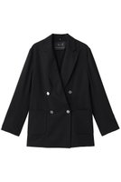 【ルームエイト/Room no.8】の【Room no.8 BLACK】SHEER TORO 4ボタン ブレスト ジャケット 人気、トレンドファッション・服の通販 founy(ファニー) ファッション Fashion レディースファッション Fashion for Women アウター Coat / Outerwear Collection レディースジャケット・軽アウター Jackets シアー Sheer, See-Through ジャケット Jacket, Outerwear ダブル Double, Double-Breasted マニッシュ Mannish, Boyish |ID:prp329100004902660