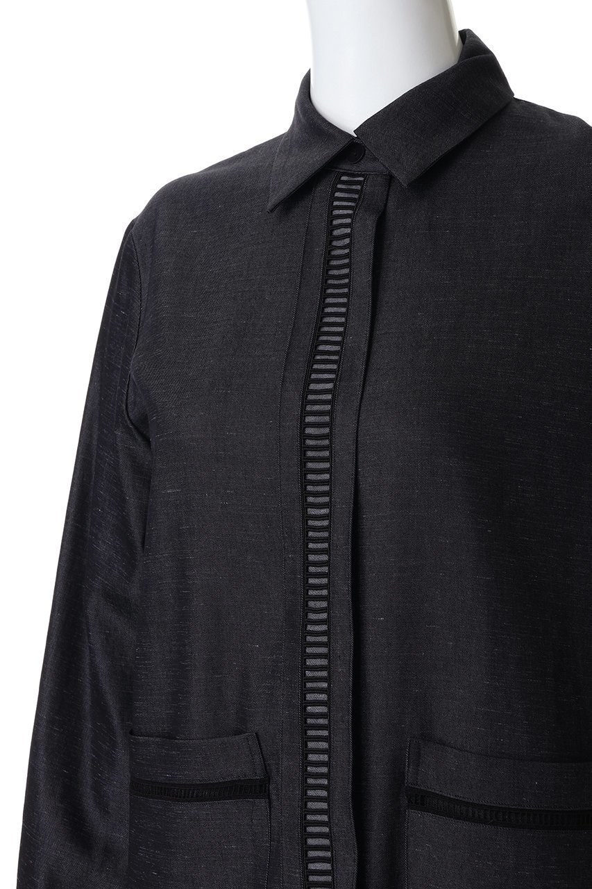 【ルームエイト/Room no.8】の【Room no.8 BLACK】TRIACETATE/TWILL COMBI LACE ドレス 人気、トレンドファッション・服の通販 founy(ファニー) 　ファッション　Fashion　レディースファッション　Fashion for Women　ワンピース　Dresses　フォーマル・パーティードレス・結婚式用ドレス　Elegant & Casual Dresses　チュニック　Tunic Tops & Dresses　チュニック　Tunic, Long Top　ドレス　Dress, One-Piece　ポケット　Pocket, Pocket Detail　ロング　Long, Long-Length　エレガント 上品　Elegant　other-5|ID: prp329100004902663 ipo3291000000036690848