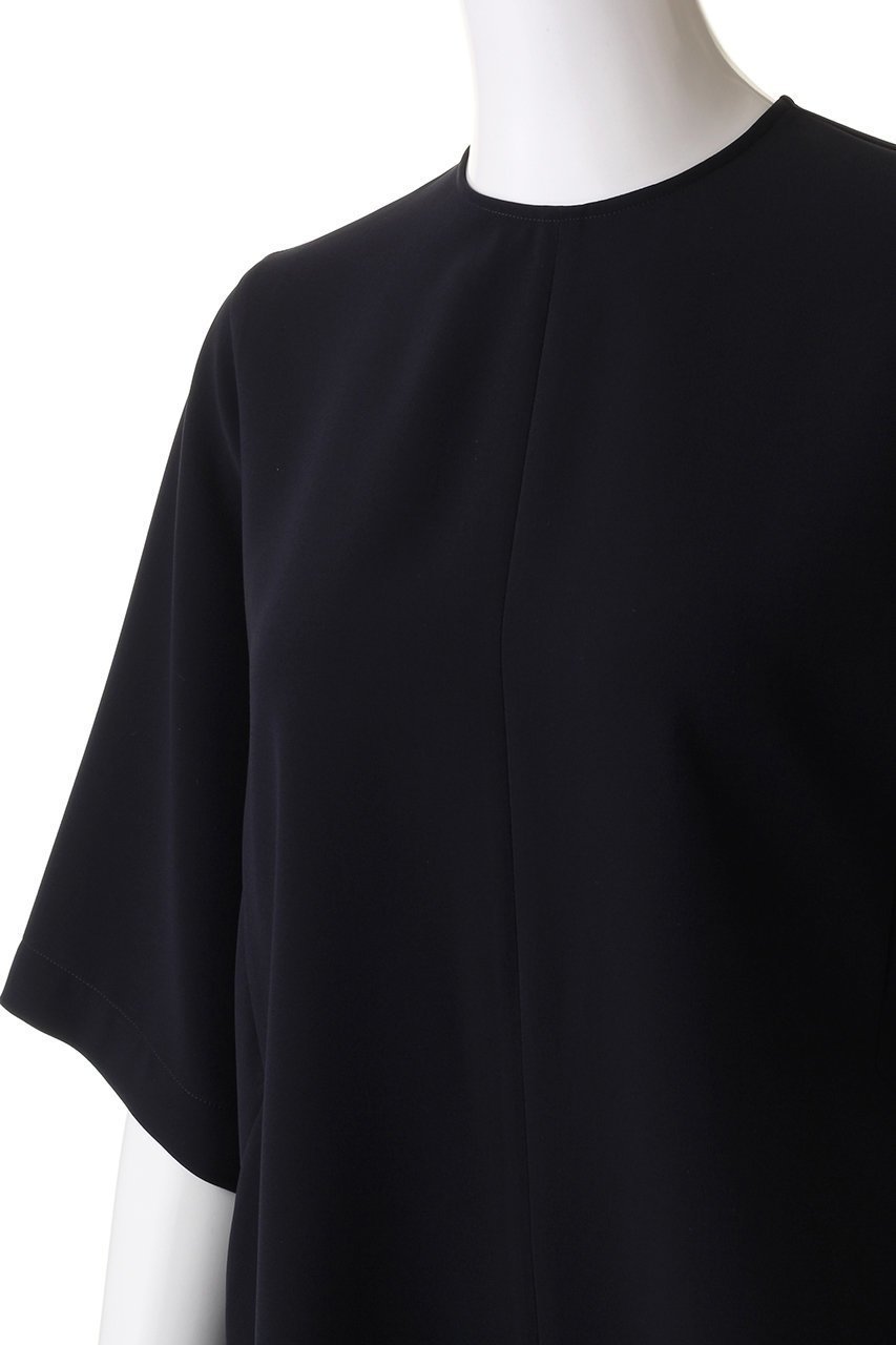 【エブール/ebure】のトリアセダブルクロス Tブラウス 人気、トレンドファッション・服の通販 founy(ファニー) ファッション Fashion レディースファッション Fashion for Women トップス・カットソー Cut & Sew Tops シャツ・ブラウス・オフィスカジュアル Elegant Blouses & Button-Ups ロングTシャツ・Tシャツ Longline T-Shirts & Tees カットソー・ベーシックTシャツ Cut-and-Sewn Tops / Stretch Tees & Basics ショート Short, Short Length シンプル Simple, Minimal スリーブ Sleeve, Long Sleeve / Short Sleeve トレンド Trend, Trending Now ドレープ Drape, Draping Fabric ボトム Bottoms, Lower Wear ワイド Wide, Wide Fit エレガント 上品 Elegant 定番 Standard, Basic Item other-5|ID: prp329100004902668 ipo3291000000036690889