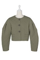 【デイジーリン/DAISY LIN】のキルティングジャケット “Cocoon Sleeve” 人気、トレンドファッション・服の通販 founy(ファニー) ファッション Fashion レディースファッション Fashion for Women アウター Coat / Outerwear Collection レディースジャケット・軽アウター Jackets エレガント 上品 Elegant キルティング Quilted, Quilting コンパクト Compact, Small Size シンプル Simple, Minimal ジャケット Jacket, Outerwear バランス Balance, Style Balance フロント Front, Front Design ボトム Bottoms, Lower Wear メタル Metal, Metal Parts 冬 Winter / This Winter thumbnail ヘーゼル|ID: prp329100004902671 ipo3291000000036690912