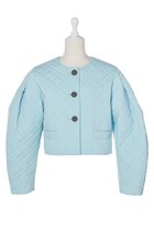 【デイジーリン/DAISY LIN】のキルティングジャケット “Cocoon Sleeve” 人気、トレンドファッション・服の通販 founy(ファニー) ファッション Fashion レディースファッション Fashion for Women アウター Coat / Outerwear Collection レディースジャケット・軽アウター Jackets エレガント 上品 Elegant キルティング Quilted, Quilting コンパクト Compact, Small Size シンプル Simple, Minimal ジャケット Jacket, Outerwear バランス Balance, Style Balance フロント Front, Front Design ボトム Bottoms, Lower Wear メタル Metal, Metal Parts 冬 Winter / This Winter thumbnail ライトブルー|ID: prp329100004902671 ipo3291000000036690913