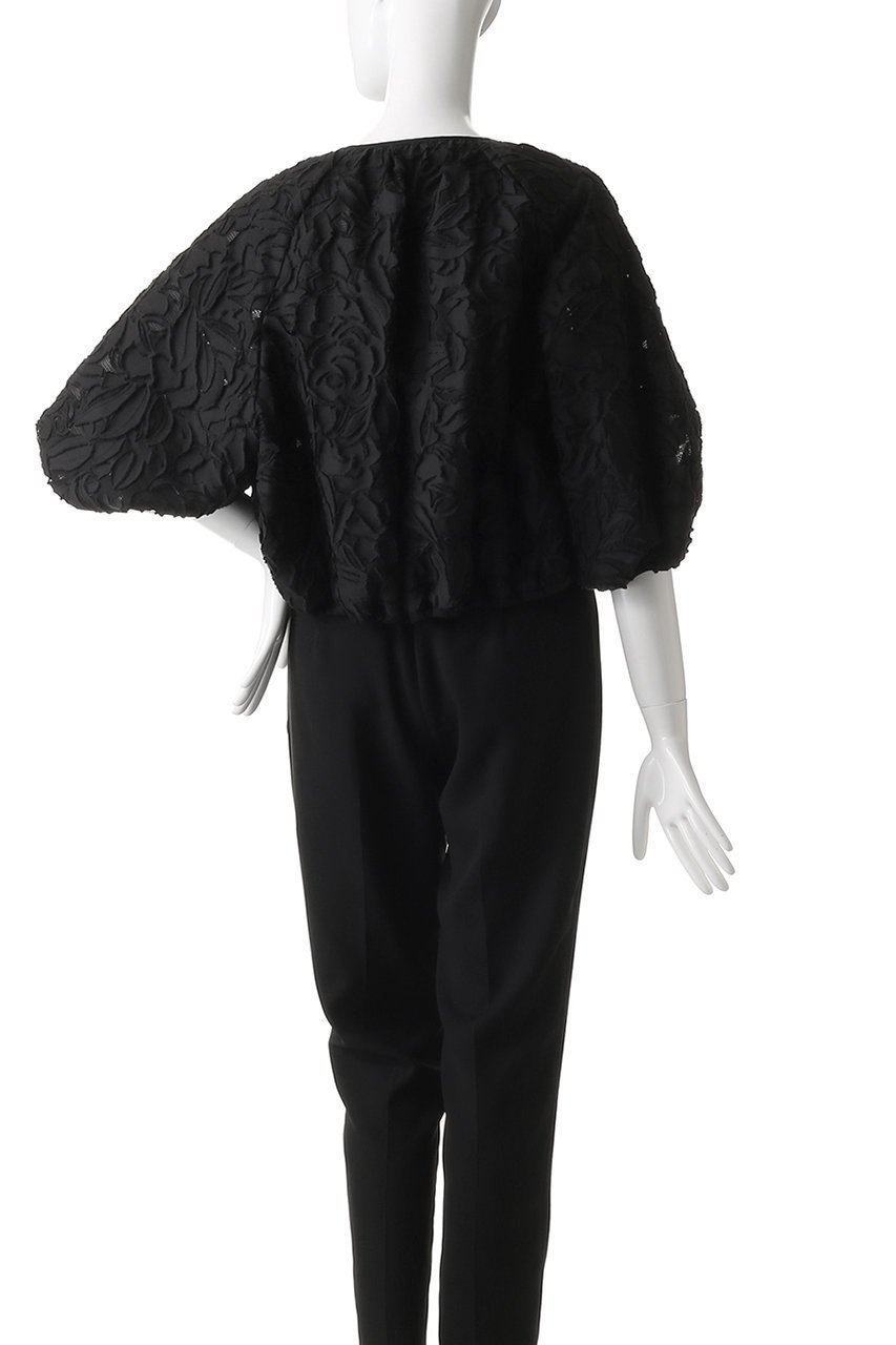 【オーヴィル/EAUVIRE】のバルーンブルゾン 人気、トレンドファッション・服の通販 founy(ファニー) 　ファッション　Fashion　レディースファッション　Fashion for Women　アウター　Coat / Outerwear Collection　レディースジャケット・軽アウター　Jackets　ブルゾンジャケット・スポーティアウター　Blouson Jackets　ショート　Short, Short Length　シルク　Silk, 100% Silk　ジャカード／ジャガード　Jacquard, Woven Pattern　ジャケット　Jacket, Outerwear　ドローコード　Drawcord, Drawstring Cord　バルーン　Balloon, Balloon Silhouette　ブルゾン　Blouson, Bomber Jacket　メッシュ　Mesh, Net Fabric　春　Spring　other-4|ID: prp329100004902672 ipo3291000000036690923