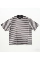 【グッド ピープル グッド ステッチング グッド プロダクト/GOOD PEOPLE GOOD STITCHING GOOD PRODUCT】の【UNISEX】モックネック ショートスリーブ Tシャツ 人気、トレンドファッション・服の通販 founy(ファニー) ファッション Fashion レディースファッション Fashion for Women トップス・カットソー Cut & Sew Tops シャツ・ブラウス・オフィスカジュアル Elegant Blouses & Button-Ups ロングTシャツ・Tシャツ Longline T-Shirts & Tees カットソー・ベーシックTシャツ Cut-and-Sewn Tops / Stretch Tees & Basics ユニセックス Unisex, Genderless インナー Innerwear ショート Short, Short Length スリーブ Sleeve, Long Sleeve / Short Sleeve ハーフ Half, Half-Length モックネック Mock Neck, Short Turtleneck ワイド Wide, Wide Fit 定番 Standard, Basic Item thumbnail ホワイト×ブラック|ID: prp329100004902674 ipo3291000000036690942