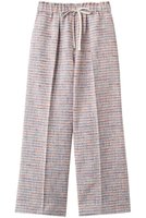 【エブール/ebure】のブルーネオンツイード イージーワイドパンツ 人気、トレンドファッション・服の通販 founy(ファニー) ファッション Fashion レディースファッション Fashion for Women パンツ Pants & Trousers オレンジ Orange ギャザー Gathered, Ruffled スピンドル Spindle, Drawcord ツイード Twill, Twill Weave トレンド Trend, Trending Now ネオン Neon, Neon Color パターン Pattern, Design Print フリンジ Fringe, Tassel ワイド Wide, Wide Fit 春 Spring |ID:prp329100004902683
