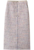 【エブール/ebure】のブルーネオンツイード タイトスカート 人気、トレンドファッション・服の通販 founy(ファニー) ファッション Fashion レディースファッション Fashion for Women スカート Skirts おすすめ Recommended / Our Picks インナー Innerwear オレンジ Orange タイトスカート Pencil Skirt, Tight Skirt ツイード Twill, Twill Weave ネオン Neon, Neon Color フリンジ Fringe, Tassel |ID:prp329100004902684