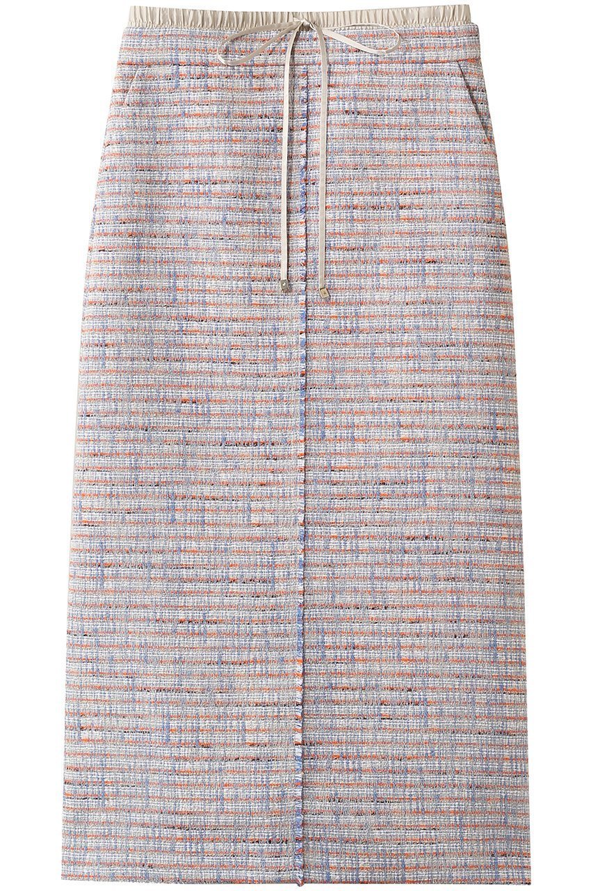 【エブール/ebure】のブルーネオンツイード タイトスカート 人気、トレンドファッション・服の通販 founy(ファニー) ファッション Fashion レディースファッション Fashion for Women スカート Skirts おすすめ Recommended / Our Picks インナー Innerwear オレンジ Orange タイトスカート Pencil Skirt, Tight Skirt ツイード Twill, Twill Weave ネオン Neon, Neon Color フリンジ Fringe, Tassel other-1|ID: prp329100004902684 ipo3291000000036691031