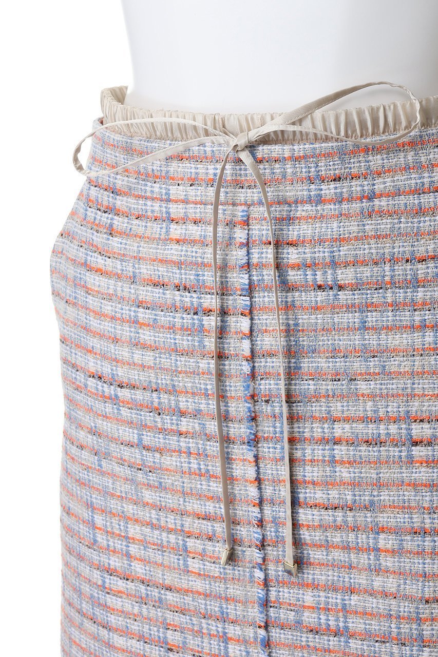 【エブール/ebure】のブルーネオンツイード タイトスカート 人気、トレンドファッション・服の通販 founy(ファニー) ファッション Fashion レディースファッション Fashion for Women スカート Skirts おすすめ Recommended / Our Picks インナー Innerwear オレンジ Orange タイトスカート Pencil Skirt, Tight Skirt ツイード Twill, Twill Weave ネオン Neon, Neon Color フリンジ Fringe, Tassel other-5|ID: prp329100004902684 ipo3291000000036691036
