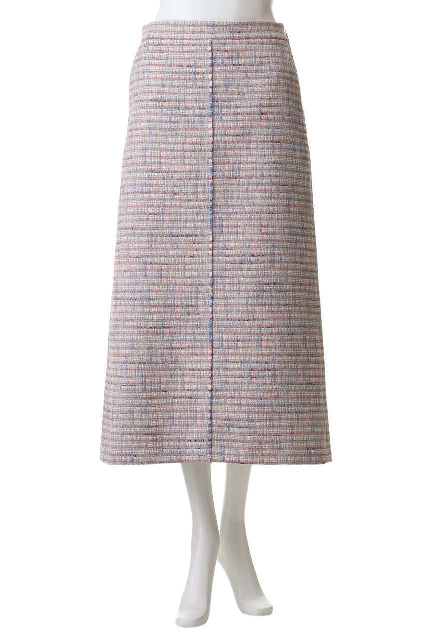 【エブール/ebure】のブルーネオンツイード タイトスカート 人気、トレンドファッション・服の通販 founy(ファニー) ファッション Fashion レディースファッション Fashion for Women スカート Skirts おすすめ Recommended / Our Picks インナー Innerwear オレンジ Orange タイトスカート Pencil Skirt, Tight Skirt ツイード Twill, Twill Weave ネオン Neon, Neon Color フリンジ Fringe, Tassel other-6|ID: prp329100004902684 ipo3291000000036691037