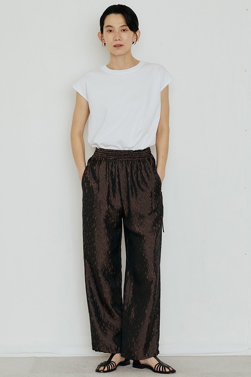 【ティッカ/TICCA】のレオパードジャガードパンツ 人気、トレンドファッション・服の通販 founy(ファニー) ファッション Fashion レディースファッション Fashion for Women パンツ Pants & Trousers カットソー Cut and Sewn Top ジャケット Jacket, Outerwear リラックス Relax, Relaxed Fit レオパード Leopard, Animal Print other-6|ID: prp329100004902688 ipo3291000000036691081