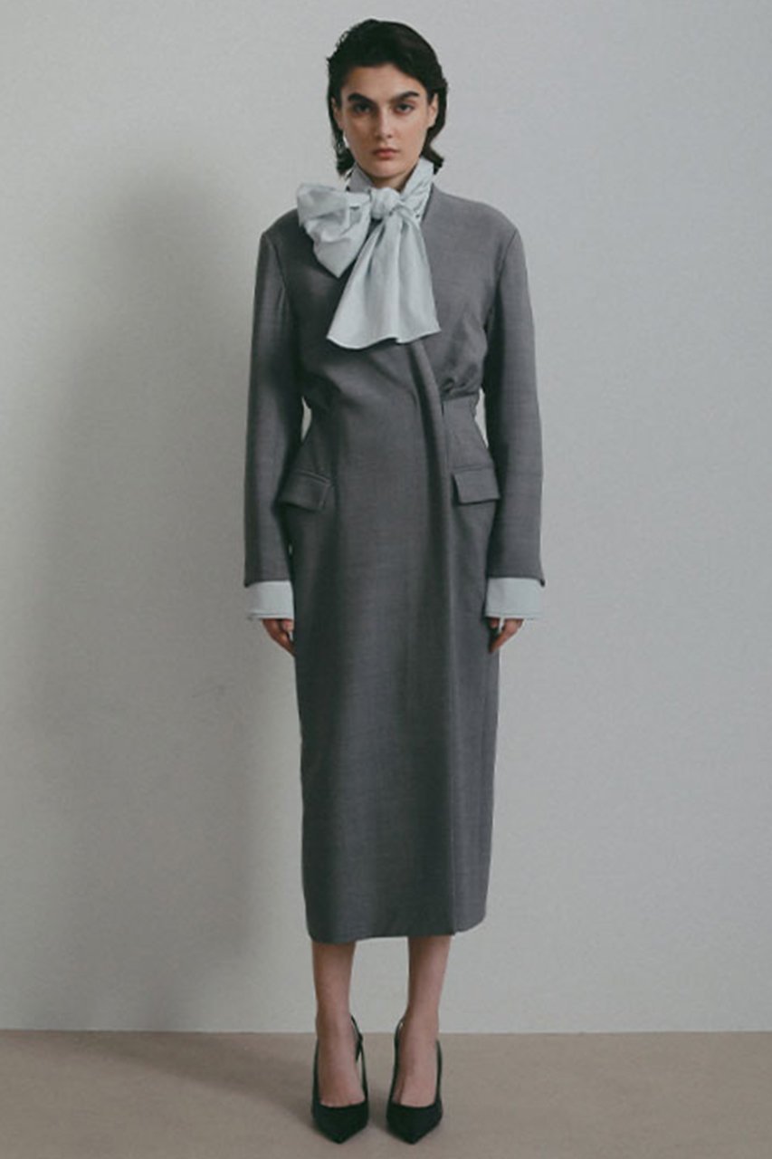 【エトレトウキョウ/ETRE TOKYO】の【SANTE】カシュクールドレス 人気、トレンドファッション・服の通販 founy(ファニー) ファッション Fashion レディースファッション Fashion for Women ワンピース Dresses フォーマル・パーティードレス・結婚式用ドレス Elegant & Casual Dresses チュニック Tunic Tops & Dresses キュプラ Cupro, Eco Fabric シェイプ Shape, Slim Fit ジャケット Jacket, Outerwear チュニック Tunic, Long Top なめらか Smooth, Silky Texture フォルム Silhouette, Form フォーマル Formal, Dressy フラップ Flap, Flap Pocket ポケット Pocket, Pocket Detail ロング Long, Long-Length エレガント 上品 Elegant セレモニー Ceremony other-1|ID: prp329100004902691 ipo3291000000036691099