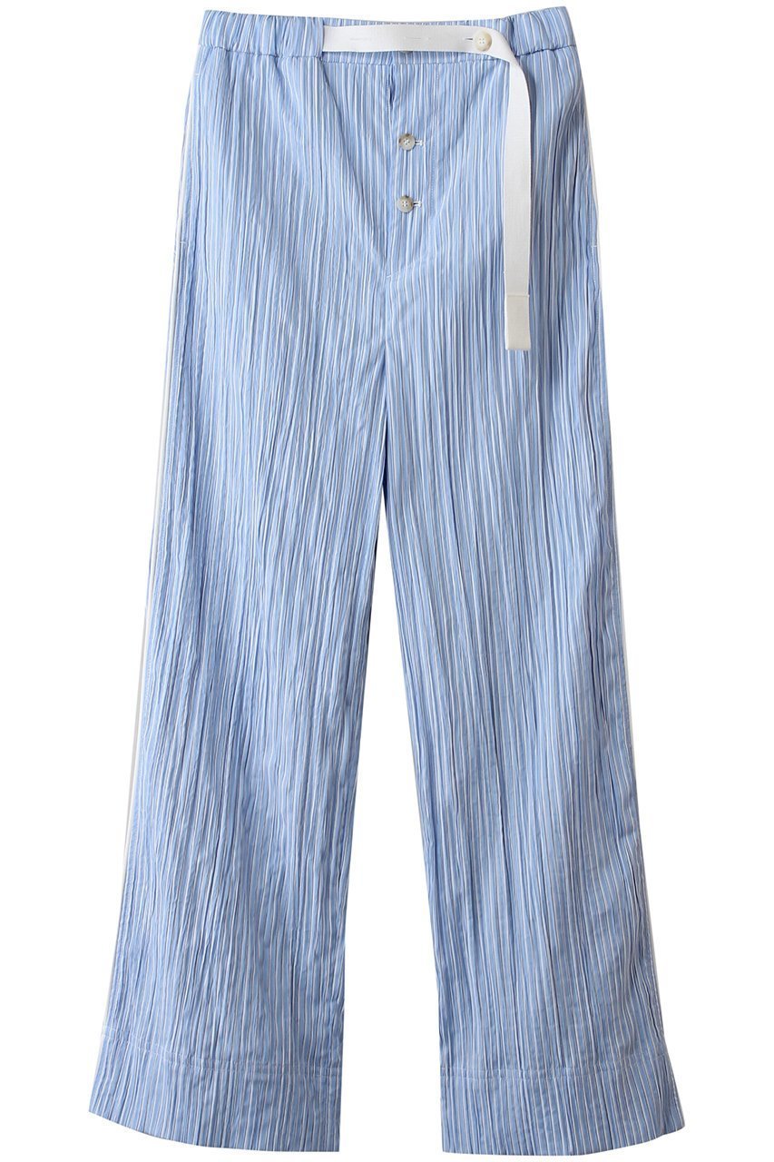 【メゾンスペシャル/MAISON SPECIAL】のBelted Pajama Pants/ベルテッドパジャマパンツ インテリア・キッズ・メンズ・レディースファッション・服の通販 founy(ファニー) ファッション Fashion レディースファッション Fashion for Women パンツ Pants & Trousers ジャケット Jacket, Outerwear ストライプ Stripe, Striped Pattern セットアップ Set-Up, Coordinated Outfit パジャマ Pajamas, Sleepwear リラックス Relax, Relaxed Fit 今季 This Season, Current Season 春 Spring BLU(ブルー)|ID: prp329100004902692 ipo3291000000036691111