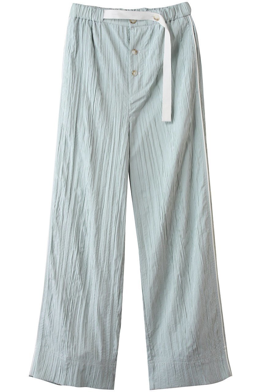 【メゾンスペシャル/MAISON SPECIAL】のBelted Pajama Pants/ベルテッドパジャマパンツ インテリア・キッズ・メンズ・レディースファッション・服の通販 founy(ファニー) ファッション Fashion レディースファッション Fashion for Women パンツ Pants & Trousers ジャケット Jacket, Outerwear ストライプ Stripe, Striped Pattern セットアップ Set-Up, Coordinated Outfit パジャマ Pajamas, Sleepwear リラックス Relax, Relaxed Fit 今季 This Season, Current Season 春 Spring GRN(グリーン)|ID: prp329100004902692 ipo3291000000036691112