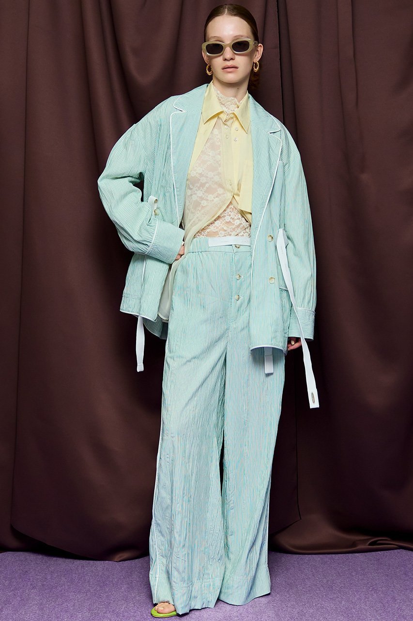 【メゾンスペシャル/MAISON SPECIAL】のBelted Pajama Pants/ベルテッドパジャマパンツ 大人の最旬トレンドファッション＆コーディネート founy(ファウニー) 　ファッション　Fashion　レディースファッション　Fashion for Women　パンツ　Pants & Trousers　ジャケット　Jacket, Outerwear　ストライプ　Stripe, Striped Pattern　セットアップ　Set-Up, Coordinated Outfit　パジャマ　Pajamas, Sleepwear　リラックス　Relax, Relaxed Fit　今季　This Season, Current Season　春　Spring　other-7|ID: prp329100004902692 ipo3291000000036745772