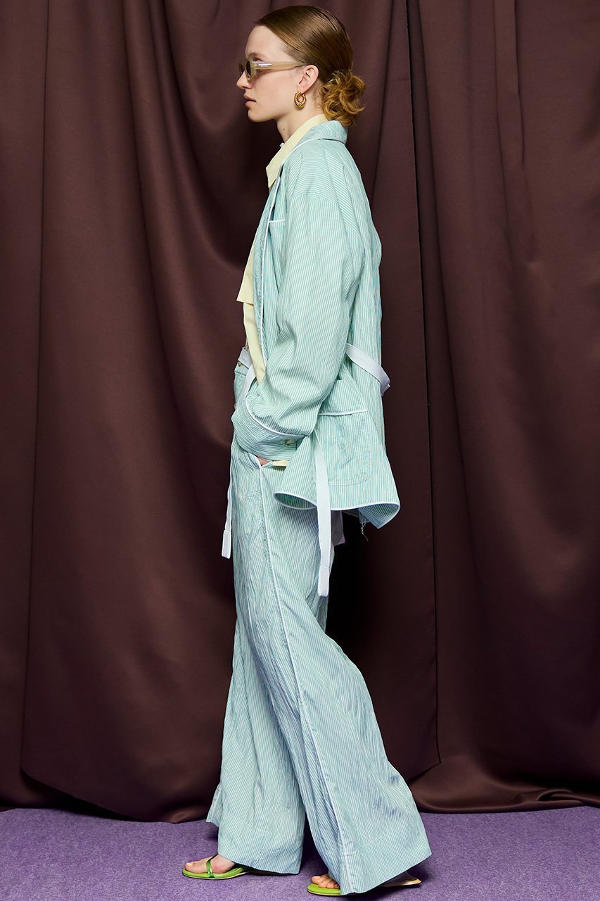 【メゾンスペシャル/MAISON SPECIAL】のBelted Pajama Pants/ベルテッドパジャマパンツ 大人の最旬トレンドファッション＆コーディネート founy(ファウニー) 　ファッション　Fashion　レディースファッション　Fashion for Women　パンツ　Pants & Trousers　ジャケット　Jacket, Outerwear　ストライプ　Stripe, Striped Pattern　セットアップ　Set-Up, Coordinated Outfit　パジャマ　Pajamas, Sleepwear　リラックス　Relax, Relaxed Fit　今季　This Season, Current Season　春　Spring　other-8|ID: prp329100004902692 ipo3291000000036745773