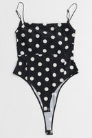 【メゾンスペシャル/MAISON SPECIAL】のCup-in Dot Bodysuit/カップインドットボディースーツ 人気、トレンドファッション・服の通販 founy(ファニー) ファッション Fashion レディースファッション Fashion for Women トップス・カットソー Cut & Sew Tops シャツ・ブラウス・オフィスカジュアル Elegant Blouses & Button-Ups ロングTシャツ・Tシャツ Longline T-Shirts & Tees カットソー・ベーシックTシャツ Cut-and-Sewn Tops / Stretch Tees & Basics スリーブ Sleeve, Long Sleeve / Short Sleeve ロング Long, Long-Length |ID:prp329100004902693