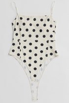 【メゾンスペシャル/MAISON SPECIAL】のCup-in Dot Bodysuit/カップインドットボディースーツ 人気、トレンドファッション・服の通販 founy(ファニー) ファッション Fashion レディースファッション Fashion for Women トップス・カットソー Cut & Sew Tops シャツ・ブラウス・オフィスカジュアル Elegant Blouses & Button-Ups ロングTシャツ・Tシャツ Longline T-Shirts & Tees カットソー・ベーシックTシャツ Cut-and-Sewn Tops / Stretch Tees & Basics スリーブ Sleeve, Long Sleeve / Short Sleeve ロング Long, Long-Length thumbnail WHT(ホワイト)|ID: prp329100004902693 ipo3291000000036691123
