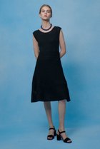 【アルアバイル/allureville】の【LOULOU WILLOUGHBY】メッシュクロッシェミニワンピース ブラック|ID: prp329100004902706 ipo3291000000036691232