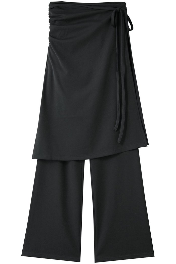 【メゾンスペシャル/MAISON SPECIAL】のSide Gathered Wrap Skirt Pants/サイドギャザーラップスカートパンツ インテリア・キッズ・メンズ・レディースファッション・服の通販 founy(ファニー) https://founy.com/ ファッション Fashion レディースファッション Fashion for Women スカート Skirts パンツ Pants & Trousers なめらか Smooth, Silky Texture ラップ Wrap, Wrap Design ロング Long, Long-Length |ID: prp329100004902709 ipo3291000000036691255