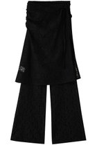 【メゾンスペシャル/MAISON SPECIAL】のSide Gathered Wrap Lace Skirt Pants/サイドギャザーラップレーススカートパンツ BLK(ブラック)|ID: prp329100004902710 ipo3291000000036691263