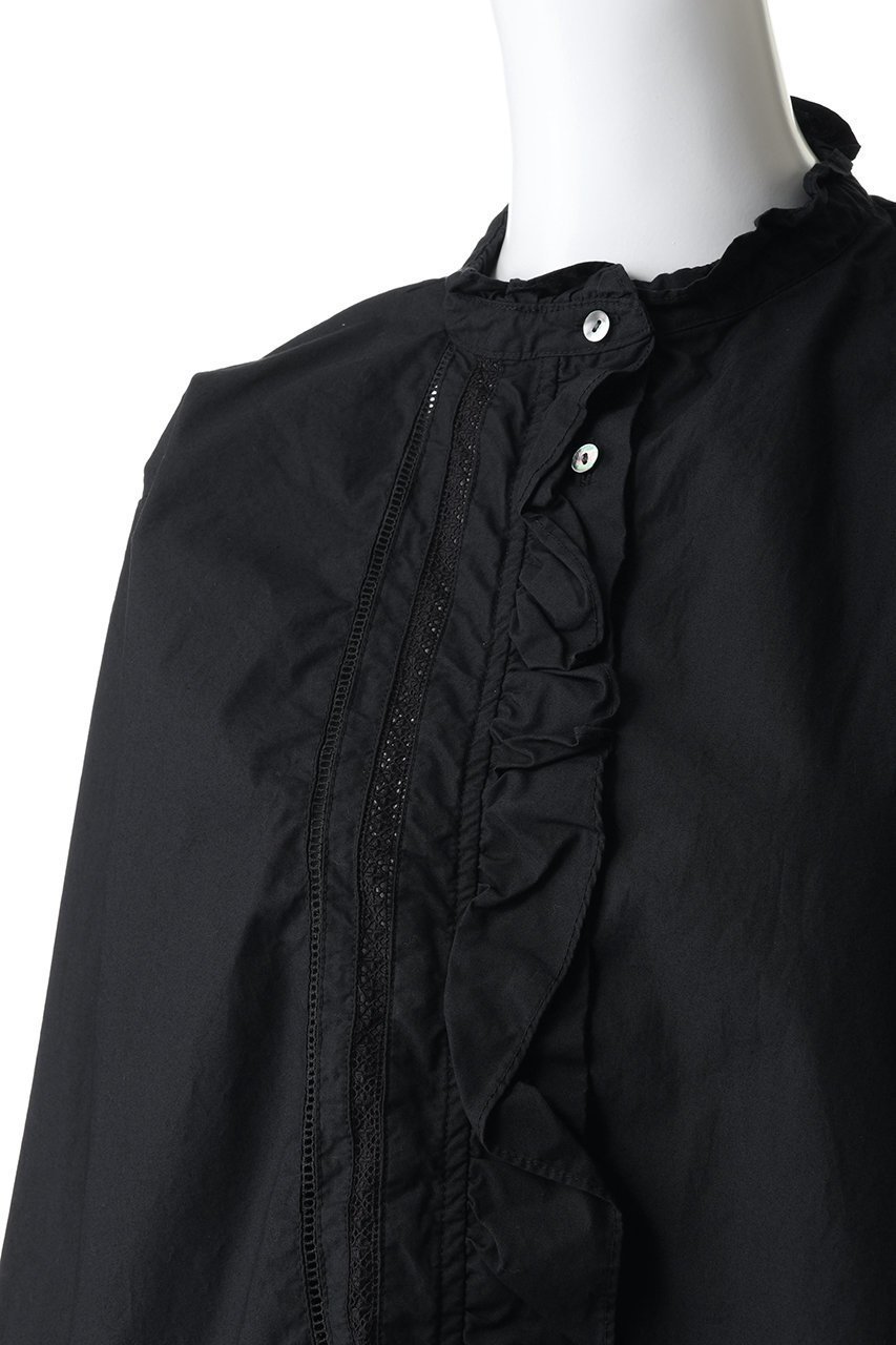 【ミディウミ/MidiUmi】のfront frill lace shirt シャツ 人気、トレンドファッション・服の通販 founy(ファニー) 　ファッション　Fashion　レディースファッション　Fashion for Women　トップス・カットソー　Cut & Sew Tops　シャツ・ブラウス・オフィスカジュアル　Elegant Blouses & Button-Ups　アシンメトリー　Asymmetrical Style　ジャケット　Jacket, Outerwear　スリーブ　Sleeve, Long Sleeve / Short Sleeve　ボックス　Boxy, Box Shape　レース　Lace, Lace Fabric　ロング　Long, Long-Length　other-5|ID: prp329100004902711 ipo3291000000036691277