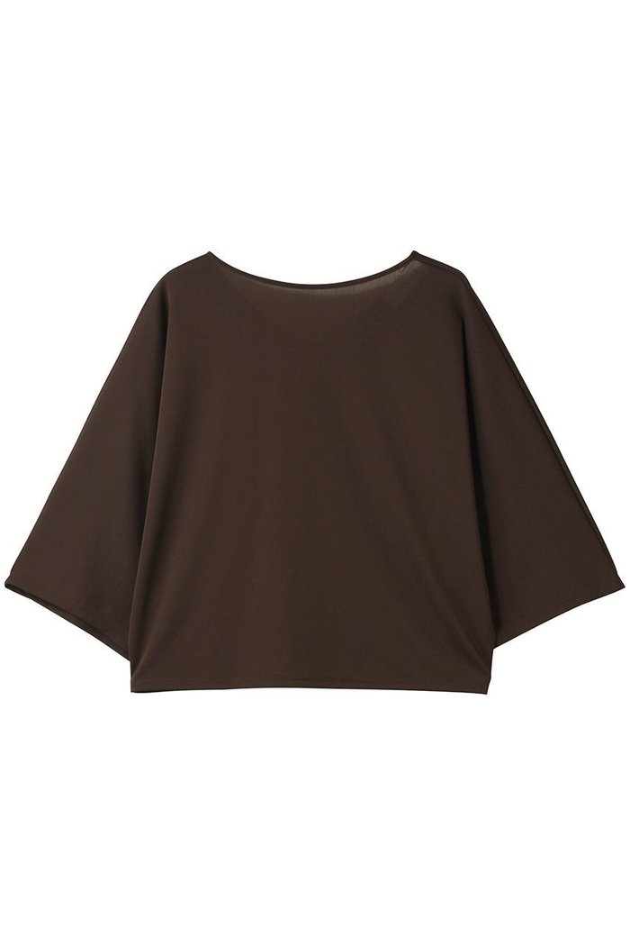 【デパリエ/DEPAREILLE】のトリアセテートジャージービッグT インテリア・キッズ・メンズ・レディースファッション・服の通販 founy(ファウニー) https://founy.com/ ファッション Fashion レディースファッション Fashion for Women トップス・カットソー Cut & Sew Tops シャツ・ブラウス・オフィスカジュアル Elegant Blouses & Button-Ups ショート Short, Short Length シンプル Simple, Minimal スリーブ Sleeve, Long Sleeve / Short Sleeve ビッグ Big, Oversized |ID: prp329100004902728 ipo3291000000036691423