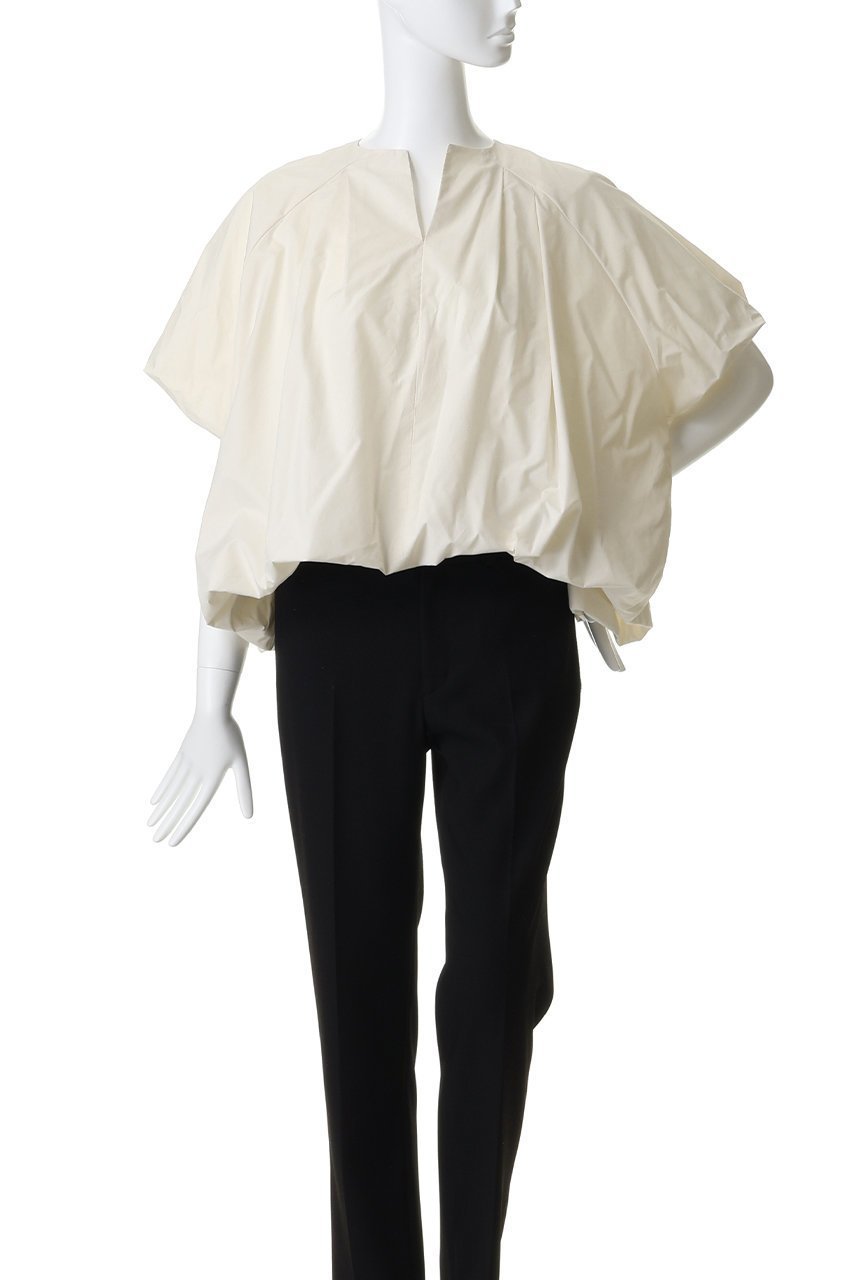 【ミズイロ インド/mizuiro ind】のballon no collar shirt シャツ 大人の最旬トレンドファッション＆コーディネート founy(ファウニー) 　ファッション　Fashion　レディースファッション　Fashion for Women　トップス・カットソー　Cut & Sew Tops　シャツ・ブラウス・オフィスカジュアル　Elegant Blouses & Button-Ups　ショート　Short, Short Length　スキッパー　Skipper, Open Collar　スリーブ　Sleeve, Long Sleeve / Short Sleeve　バルーン　Balloon, Balloon Silhouette　リラックス　Relax, Relaxed Fit　other-2|ID: prp329100004902731 ipo3291000000036744998