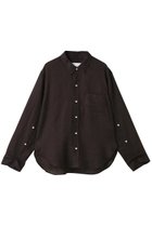 【シチズンズ オブ ヒューマニティー/CITIZENS OF HUMANITY】のKAYLA shrunken リネンシャツ CHOCOLATE|ID:prp329100004902734