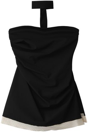 【プランク プロジェクト/PRANK PROJECT】のアシメドレーピングベアトップ / Asymmetrical Draping Bare Top 人気、トレンドファッション・服の通販 founy(ファニー) ファッション Fashion レディースファッション Fashion for Women トップス・カットソー Cut & Sew Tops キャミソール&ノースリーブ Camisoles & Sleeveless Tops シャツ・ブラウス・オフィスカジュアル Elegant Blouses & Button-Ups ウォッシャブル Machine Washable ストライプ Stripe, Striped Pattern ストレッチ Stretch, Stretchy Fabric タンク Tank Top, Sleeveless Top ノースリーブ Sleeveless, No-Sleeve 夏 Summer 春 Spring S/S・春夏 SS, Spring/Summer, Warm Season |ID:prp329100004902744