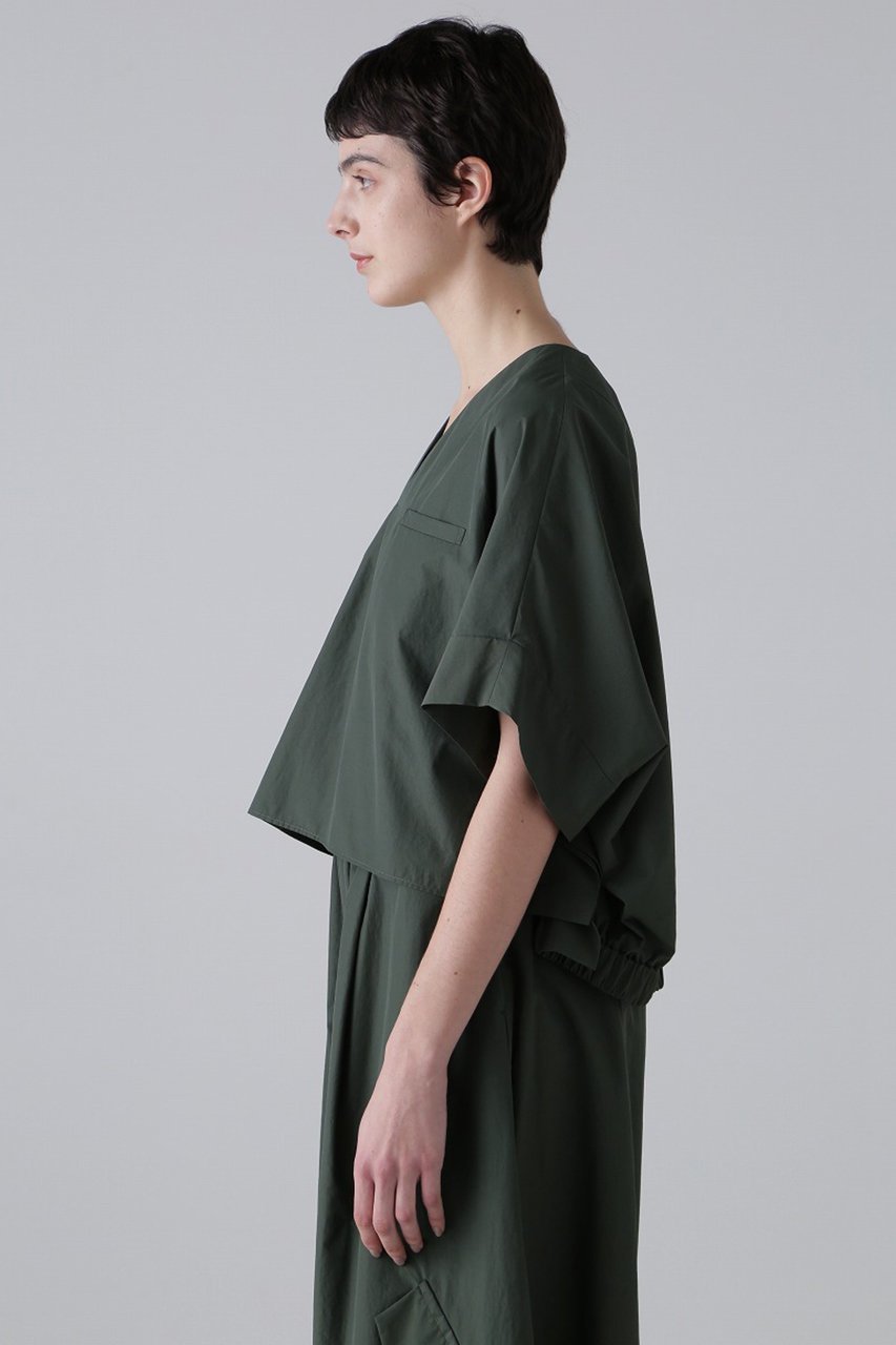 【アドーア/ADORE】のライトナイロンコットンブラウス 人気、トレンドファッション・服の通販 founy(ファニー) 　ファッション　Fashion　レディースファッション　Fashion for Women　トップス・カットソー　Cut & Sew Tops　シャツ・ブラウス・オフィスカジュアル　Elegant Blouses & Button-Ups　おすすめ　Recommended / Our Picks　ギャザー　Gathered, Ruffled　ショート　Short, Short Length　シンプル　Simple, Minimal　スリーブ　Sleeve, Long Sleeve / Short Sleeve　セットアップ　Set-Up, Coordinated Outfit　軽量　Lightweight, Ultra Light　other-3|ID: prp329100004902750 ipo3291000000036691609