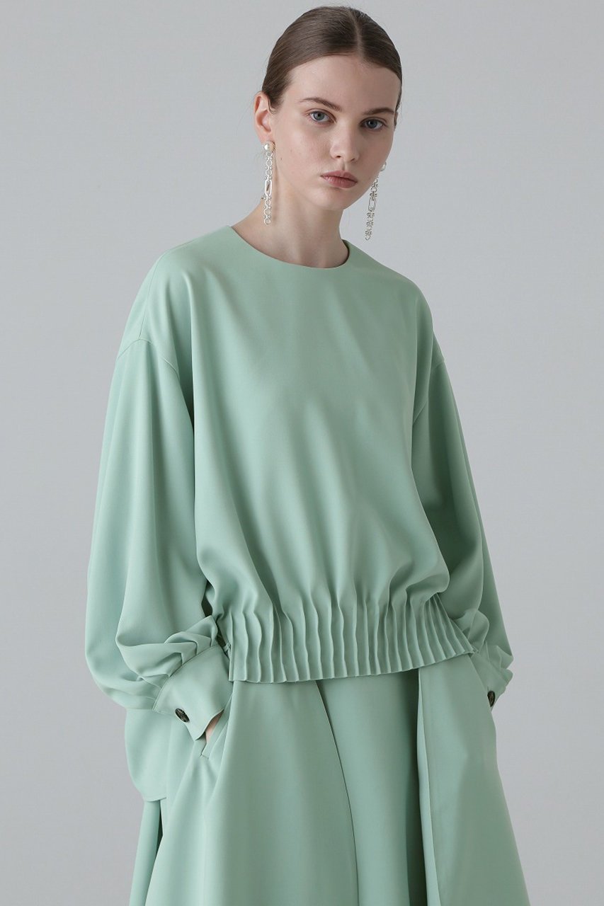 【アドーア/ADORE】のドライミドルジョーゼットブラウス 人気、トレンドファッション・服の通販 founy(ファニー) 　ファッション　Fashion　レディースファッション　Fashion for Women　トップス・カットソー　Cut & Sew Tops　シャツ・ブラウス・オフィスカジュアル　Elegant Blouses & Button-Ups　スリーブ　Sleeve, Long Sleeve / Short Sleeve　ドレープ　Drape, Draping Fabric　ロング　Long, Long-Length　other-2|ID: prp329100004902751 ipo3291000000036691618