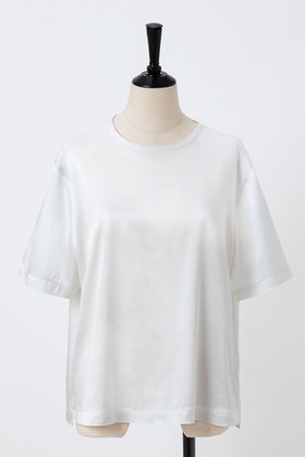 【オーヴィル/EAUVIRE】のウォッシャブルシルクTブラウス 人気、トレンドファッション・服の通販 founy(ファニー) ファッション Fashion レディースファッション Fashion for Women トップス・カットソー Cut & Sew Tops シャツ・ブラウス・オフィスカジュアル Elegant Blouses & Button-Ups ショート Short, Short Length シルク Silk, 100% Silk ストレッチ Stretch, Stretchy Fabric スリーブ Sleeve, Long Sleeve / Short Sleeve エレガント 上品 Elegant 半袖 Short Sleeve, Half Sleeve 定番 Standard, Basic Item |ID:prp329100004902755