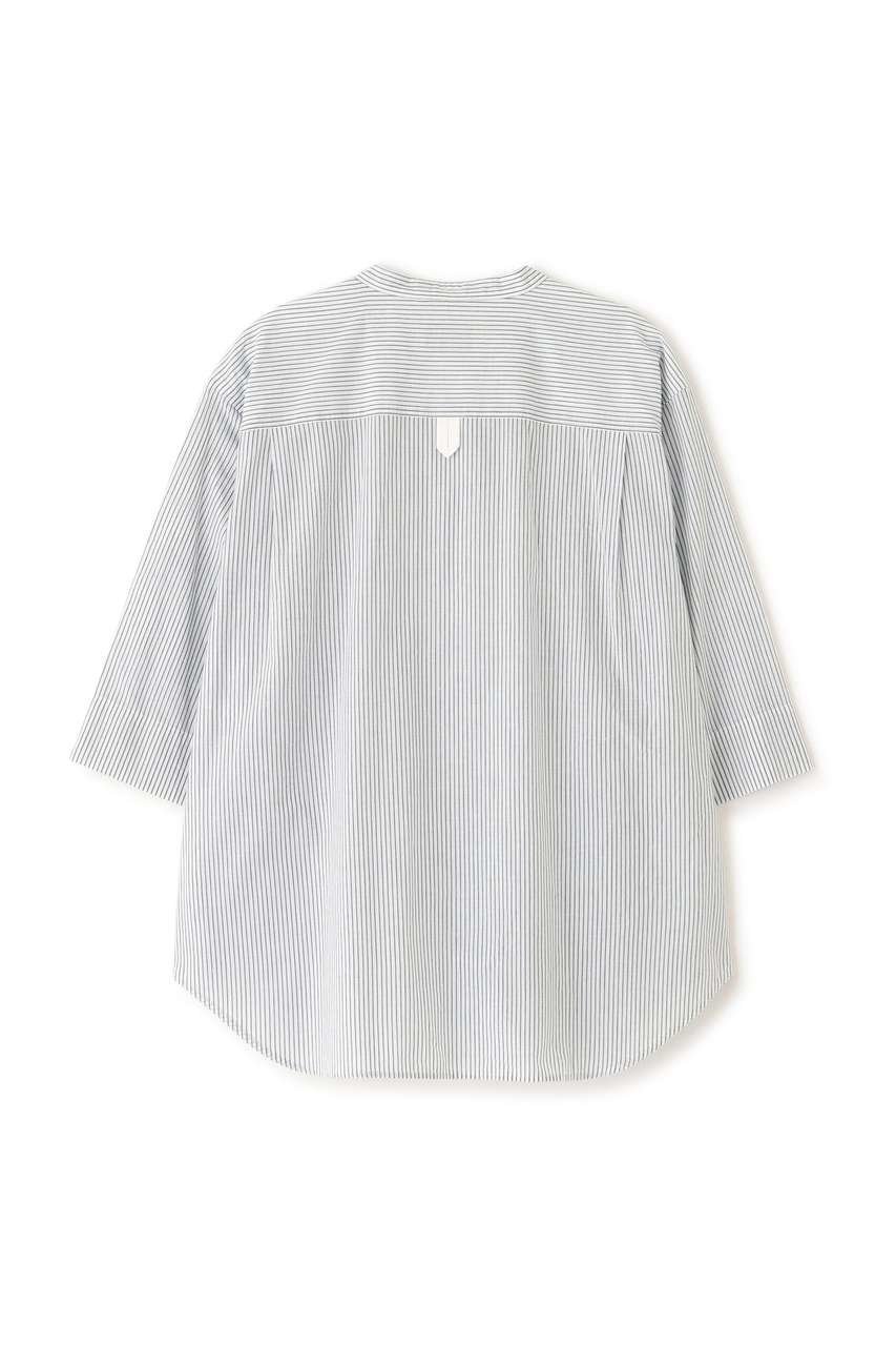 【マーガレットハウエル/MARGARET HOWELL】のCOTTON LINEN MINI STRIPE SHIRT 人気、トレンドファッション・服の通販 founy(ファニー) 　ファッション　Fashion　レディースファッション　Fashion for Women　トップス・カットソー　Cut & Sew Tops　シャツ・ブラウス・オフィスカジュアル　Elegant Blouses & Button-Ups　おすすめ　Recommended / Our Picks　ショート　Short, Short Length　ストライプ　Stripe, Striped Pattern　スリーブ　Sleeve, Long Sleeve / Short Sleeve　セットアップ　Set-Up, Coordinated Outfit　パッチ　Patch, Appliqué　ポケット　Pocket, Pocket Detail　リネン　Linen, Linen Fabric　夏　Summer　新作・新入荷　New Arrivals / New In　other-5|ID: prp329100004902758 ipo3291000000036691680
