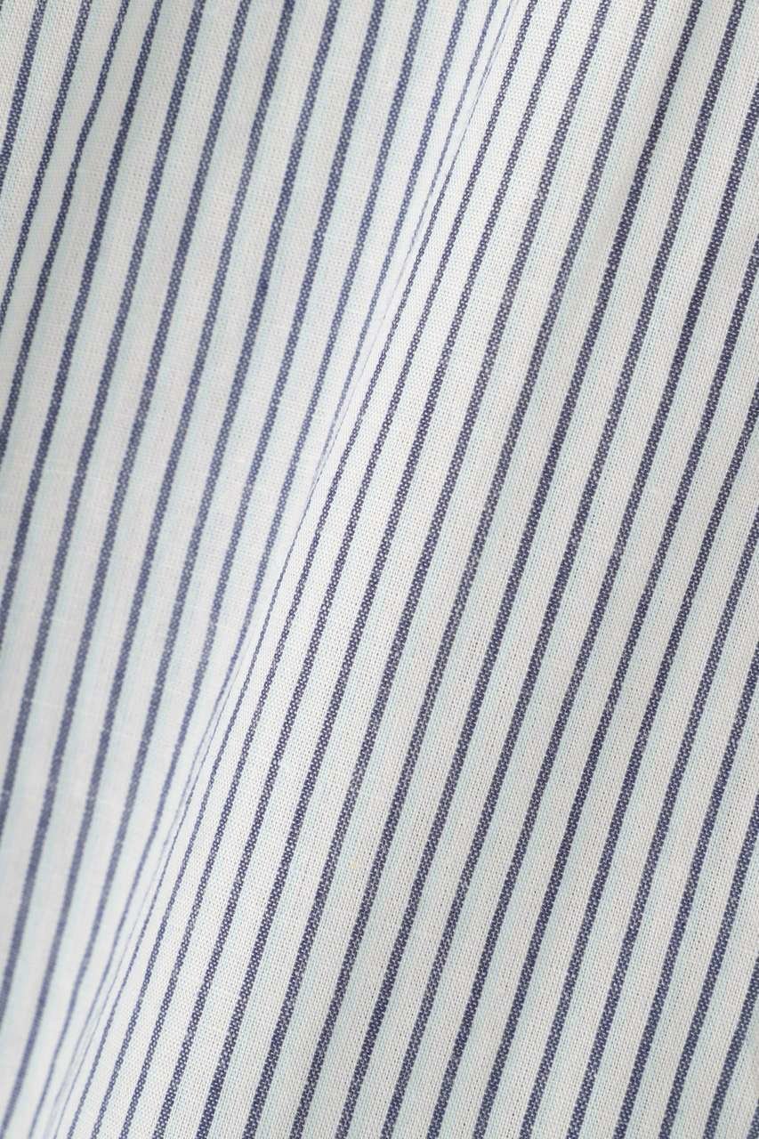 【マーガレットハウエル/MARGARET HOWELL】のCOTTON LINEN MINI STRIPE SHIRT 人気、トレンドファッション・服の通販 founy(ファニー) 　ファッション　Fashion　レディースファッション　Fashion for Women　トップス・カットソー　Cut & Sew Tops　シャツ・ブラウス・オフィスカジュアル　Elegant Blouses & Button-Ups　おすすめ　Recommended / Our Picks　ショート　Short, Short Length　ストライプ　Stripe, Striped Pattern　スリーブ　Sleeve, Long Sleeve / Short Sleeve　セットアップ　Set-Up, Coordinated Outfit　パッチ　Patch, Appliqué　ポケット　Pocket, Pocket Detail　リネン　Linen, Linen Fabric　夏　Summer　新作・新入荷　New Arrivals / New In　other-6|ID: prp329100004902758 ipo3291000000036691681