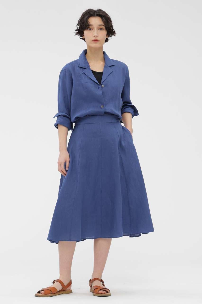 【マーガレットハウエル/MARGARET HOWELL】のLIGHT WEIGHT LINEN SHIRT 人気、トレンドファッション・服の通販 founy(ファニー) 　ファッション　Fashion　レディースファッション　Fashion for Women　トップス・カットソー　Cut & Sew Tops　シャツ・ブラウス・オフィスカジュアル　Elegant Blouses & Button-Ups　スクエア　Square, Square Shape　スリーブ　Sleeve, Long Sleeve / Short Sleeve　バランス　Balance, Style Balance　リネン　Linen, Linen Fabric　ロング　Long, Long-Length　夏　Summer　新作・新入荷　New Arrivals / New In　other-2|ID: prp329100004902759 ipo3291000000036691685