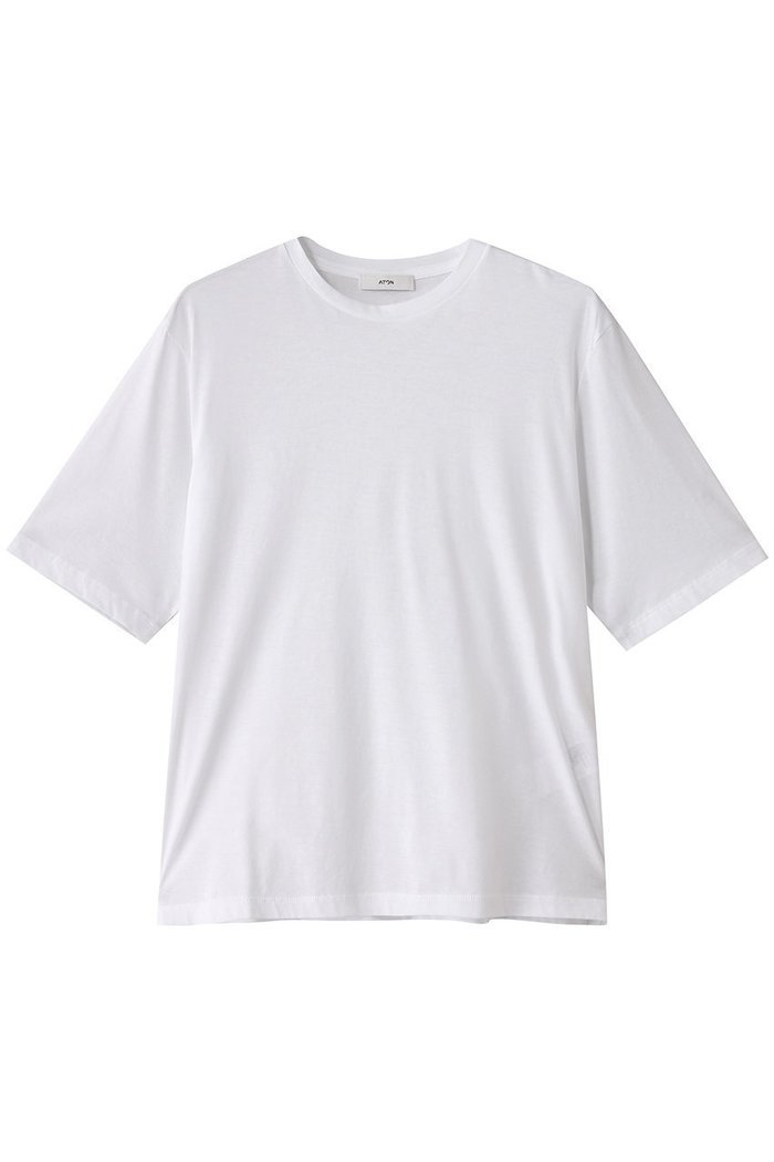 【エイトン/ATON】の50/-ORGANIC FRESCA スタンダードTシャツ インテリア・キッズ・メンズ・レディースファッション・服の通販 founy(ファニー) https://founy.com/ ファッション Fashion レディースファッション Fashion for Women トップス・カットソー Cut & Sew Tops シャツ・ブラウス・オフィスカジュアル Elegant Blouses & Button-Ups ロングTシャツ・Tシャツ Longline T-Shirts & Tees カットソー・ベーシックTシャツ Cut-and-Sewn Tops / Stretch Tees & Basics インド Indian Textile インナー Innerwear ショート Short, Short Length スタンダード Standard, Basic スリーブ Sleeve, Long Sleeve / Short Sleeve ドレープ Drape, Draping Fabric レギュラー Regular, Standard Fit 定番 Standard, Basic Item |ID: prp329100004902784 ipo3291000000036692182