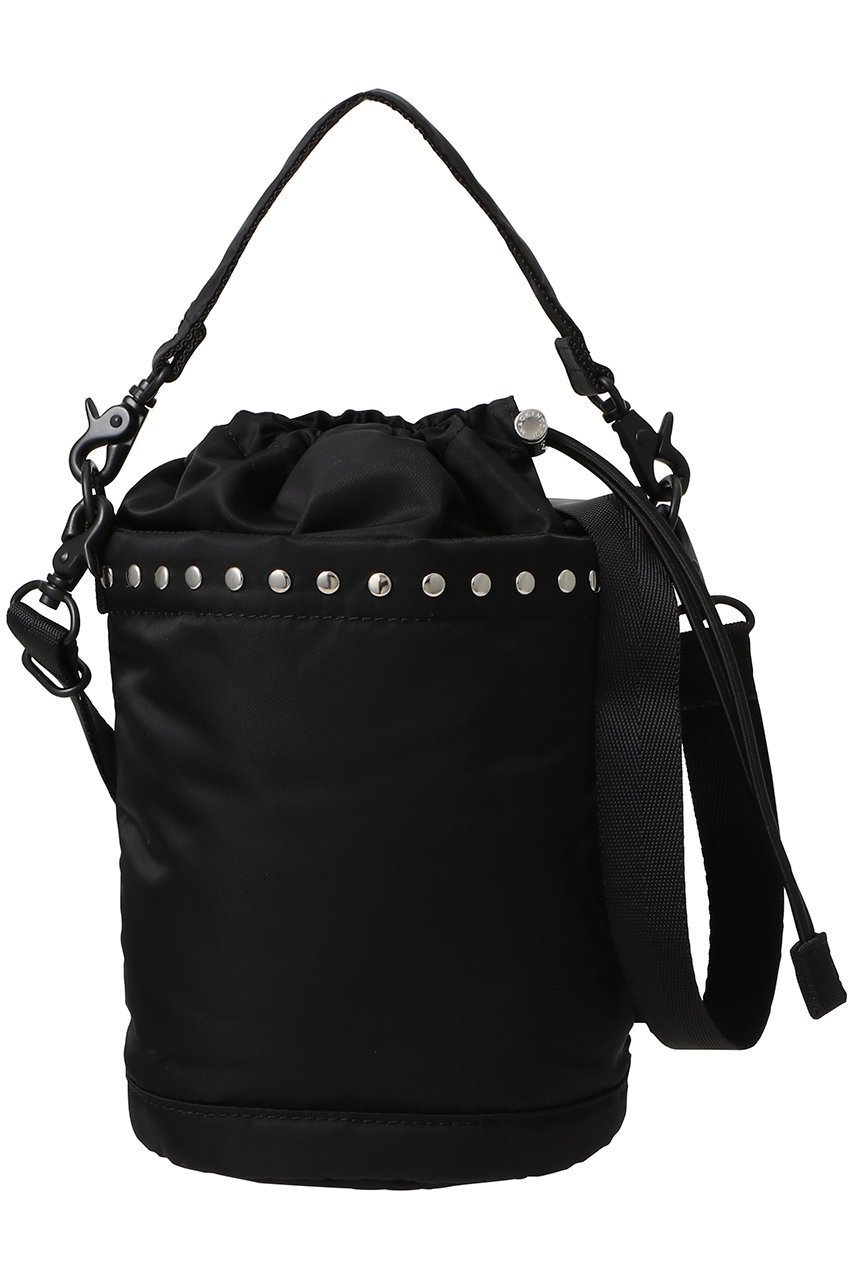 【マッキントッシュ/MACKINTOSH】のANNAN バケットバッグ スタッズ インテリア・キッズ・メンズ・レディースファッション・服の通販 founy(ファニー) 　ファッション　Fashion　レディースファッション　Fashion for Women　バッグ　Bags　スタッズ　Studs, Metal Accents　フォルム　Silhouette, Form　巾着　Drawstring Bag, Kinchaku　ブラック|ID: prp329100004902794 ipo3291000000036692372