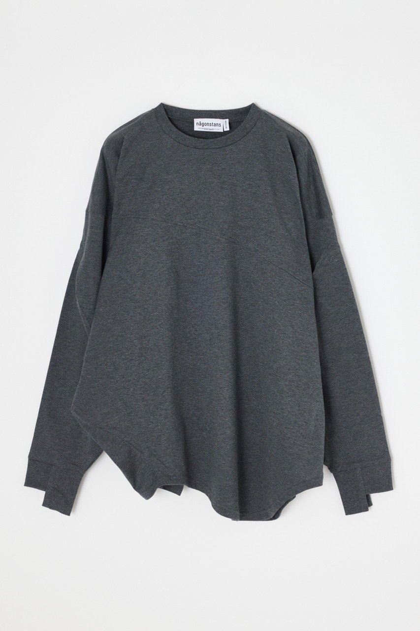 【ナゴンスタンス/nagonstans】のcurve long-sleeve Tシャツ インテリア・キッズ・メンズ・レディースファッション・服の通販 founy(ファニー) ファッション Fashion レディースファッション Fashion for Women トップス・カットソー Cut & Sew Tops シャツ・ブラウス・オフィスカジュアル Elegant Blouses & Button-Ups ロングTシャツ・Tシャツ Longline T-Shirts & Tees カットソー・ベーシックTシャツ Cut-and-Sewn Tops / Stretch Tees & Basics スリーブ Sleeve, Long Sleeve / Short Sleeve ロング Long, Long-Length Stone|ID: prp329100004902796 ipo3291000000036692432
