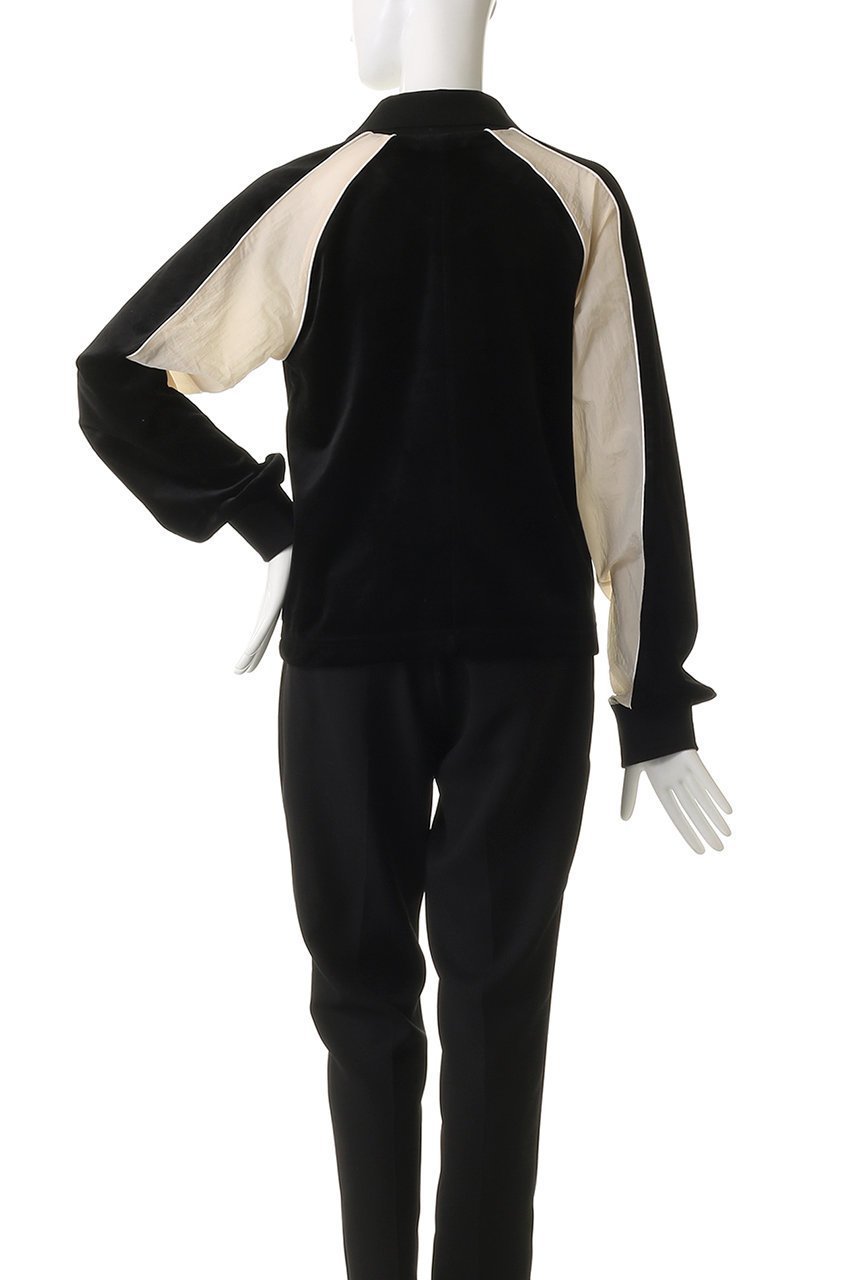 【メゾンスペシャル/MAISON SPECIAL】のVelour Combination Sporty Jersey Tops/ベロアコンビスポーティージャージトップス 人気、トレンドファッション・服の通販 founy(ファニー) 　ファッション　Fashion　レディースファッション　Fashion for Women　トップス・カットソー　Cut & Sew Tops　シャツ・ブラウス・オフィスカジュアル　Elegant Blouses & Button-Ups　ロングTシャツ・Tシャツ　Longline T-Shirts & Tees　カットソー・ベーシックTシャツ　Cut-and-Sewn Tops / Stretch Tees & Basics　ベロアトップス　Velour Tops / Velvet-Look Items　コンパクト　Compact, Small Size　スリーブ　Sleeve, Long Sleeve / Short Sleeve　ドッキング　Docking, Mixed Material　パイピング　Piping, Trim Design　ベロア　Velour, Soft Velvet　ロング　Long, Long-Length　other-4|ID: prp329100004902803 ipo3291000000036692683