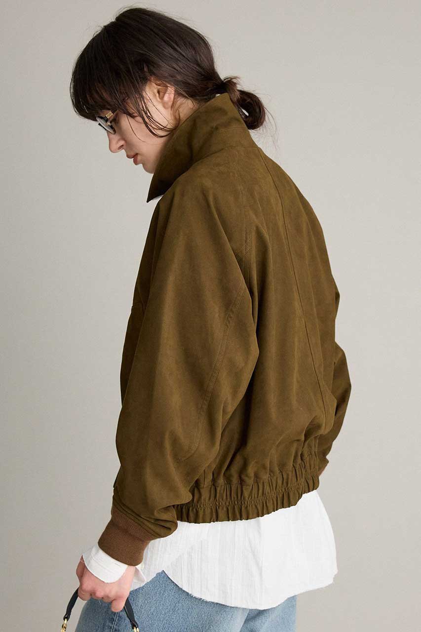 【ブリル/BRILL】のスエードライクブルゾン 人気、トレンドファッション・服の通販 founy(ファニー) ファッション Fashion レディースファッション Fashion for Women アウター Coat / Outerwear Collection レディースジャケット・軽アウター Jackets ブルゾンジャケット・スポーティアウター Blouson Jackets なめらか Smooth, Silky Texture ジャケット Jacket, Outerwear ブルゾン Blouson, Bomber Jacket エレガント 上品 Elegant 軽量 Lightweight, Ultra Light other-4|ID: prp329100004902807 ipo3291000000036692790