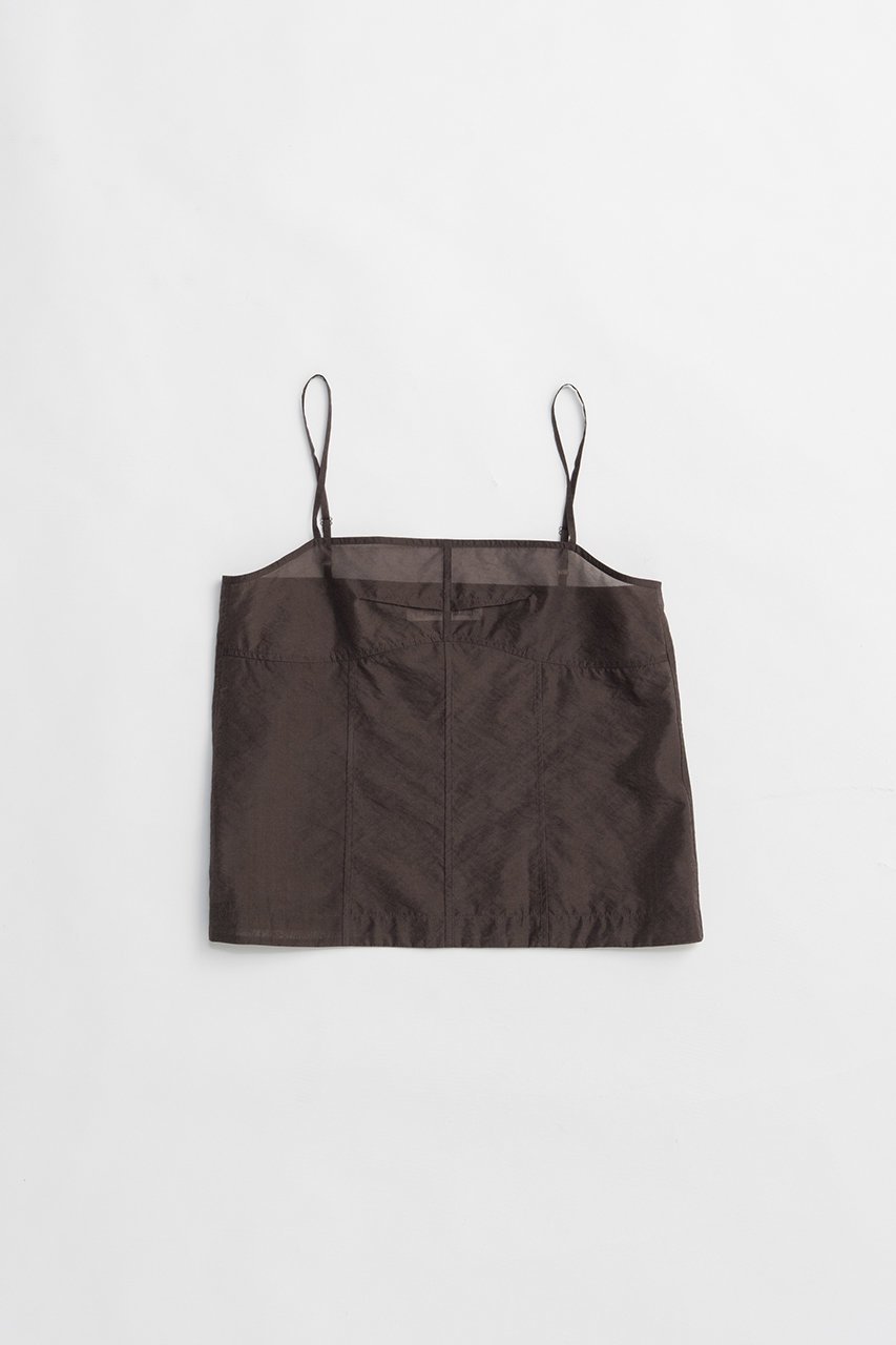 【プランク プロジェクト/PRANK PROJECT】のキャミソールレイヤードトップ 人気、トレンドファッション・服の通販 founy(ファニー) 　ファッション　Fashion　レディースファッション　Fashion for Women　トップス・カットソー　Cut & Sew Tops　キャミソール&ノースリーブ　Camisoles & Sleeveless Tops　シャツ・ブラウス・オフィスカジュアル　Elegant Blouses & Button-Ups　インナー　Innerwear　インナーキャミ　Inner Camisole　オーガンジー　Organza Fabric　キャミソール　Camisole, Spaghetti Strap Top　シアー　Sheer, See-Through　ジャケット　Jacket, Outerwear　スリーブ　Sleeve, Long Sleeve / Short Sleeve　トリミング　Trimming, Decorative Edge　バランス　Balance, Style Balance　レース　Lace, Lace Fabric　ロング　Long, Long-Length　エレガント 上品　Elegant　other-7|ID: prp329100004902810 ipo3291000000036692853