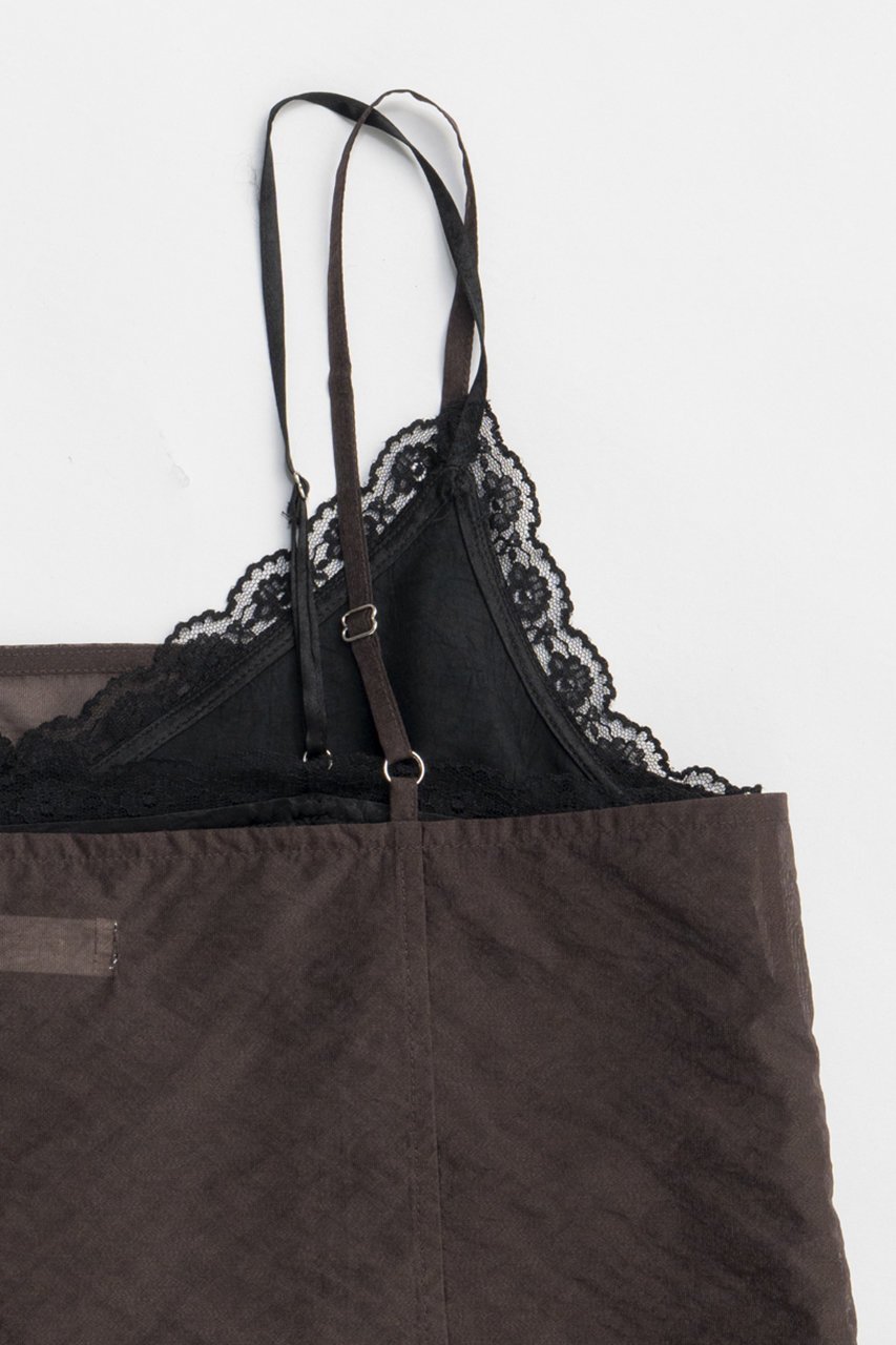 【プランク プロジェクト/PRANK PROJECT】のキャミソールレイヤードトップ 人気、トレンドファッション・服の通販 founy(ファニー) 　ファッション　Fashion　レディースファッション　Fashion for Women　トップス・カットソー　Cut & Sew Tops　キャミソール&ノースリーブ　Camisoles & Sleeveless Tops　シャツ・ブラウス・オフィスカジュアル　Elegant Blouses & Button-Ups　インナー　Innerwear　インナーキャミ　Inner Camisole　オーガンジー　Organza Fabric　キャミソール　Camisole, Spaghetti Strap Top　シアー　Sheer, See-Through　ジャケット　Jacket, Outerwear　スリーブ　Sleeve, Long Sleeve / Short Sleeve　トリミング　Trimming, Decorative Edge　バランス　Balance, Style Balance　レース　Lace, Lace Fabric　ロング　Long, Long-Length　エレガント 上品　Elegant　other-8|ID: prp329100004902810 ipo3291000000036692854