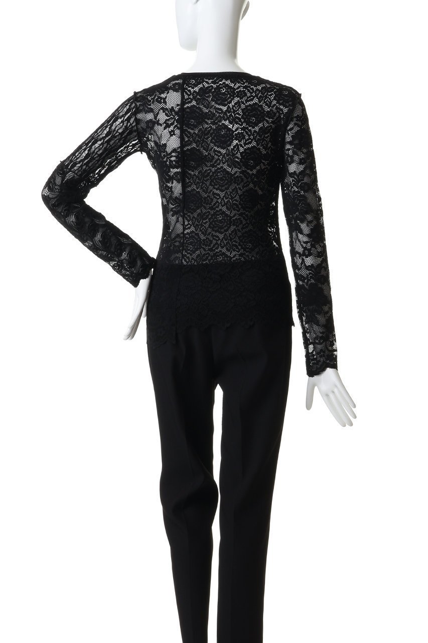 【プランク プロジェクト/PRANK PROJECT】のコラージュレーストップ 人気、トレンドファッション・服の通販 founy(ファニー) 　ファッション　Fashion　レディースファッション　Fashion for Women　トップス・カットソー　Cut & Sew Tops　シャツ・ブラウス・オフィスカジュアル　Elegant Blouses & Button-Ups　ロングTシャツ・Tシャツ　Longline T-Shirts & Tees　カットソー・ベーシックTシャツ　Cut-and-Sewn Tops / Stretch Tees & Basics　アシンメトリー　Asymmetrical Style　インナー　Innerwear　スカラップ　Scallop, Scalloped Edge　ストレッチ　Stretch, Stretchy Fabric　スリーブ　Sleeve, Long Sleeve / Short Sleeve　ミックス　Mix, Mixed Style　レース　Lace, Lace Fabric　ロング　Long, Long-Length　other-4|ID: prp329100004902812 ipo3291000000036692867