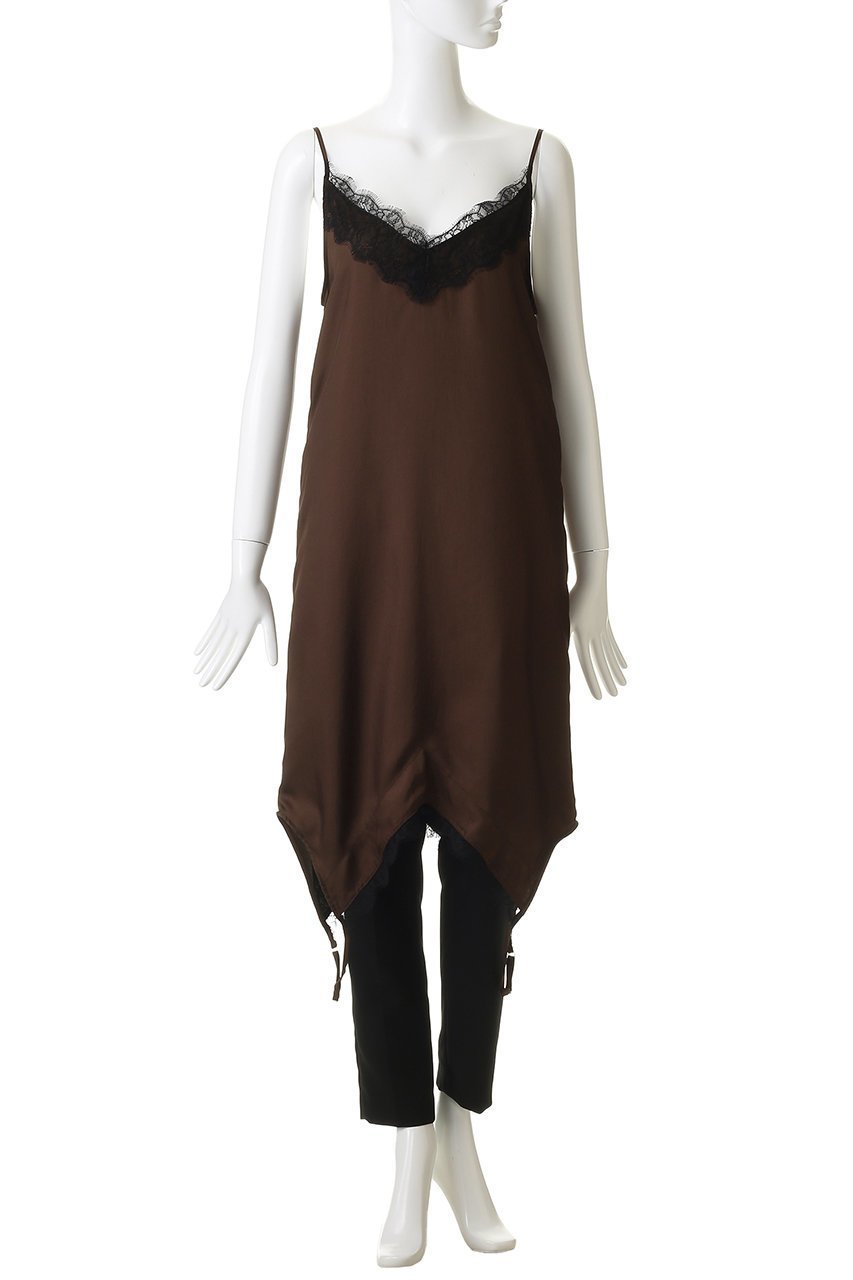 【プランク プロジェクト/PRANK PROJECT】の2WAYスカーフレースチュニック 人気、トレンドファッション・服の通販 founy(ファニー) 　ファッション　Fashion　レディースファッション　Fashion for Women　ワンピース　Dresses　チュニック　Tunic Tops & Dresses　おすすめ　Recommended / Our Picks　オケージョン　Occasion Wear　キャミソール　Camisole, Spaghetti Strap Top　サテン　Satin, Glossy Fabric　チュニック　Tunic, Long Top　レース　Lace, Lace Fabric　ワンショル　One Shoulder, Asymmetrical　other-6|ID: prp329100004902813 ipo3291000000036745138