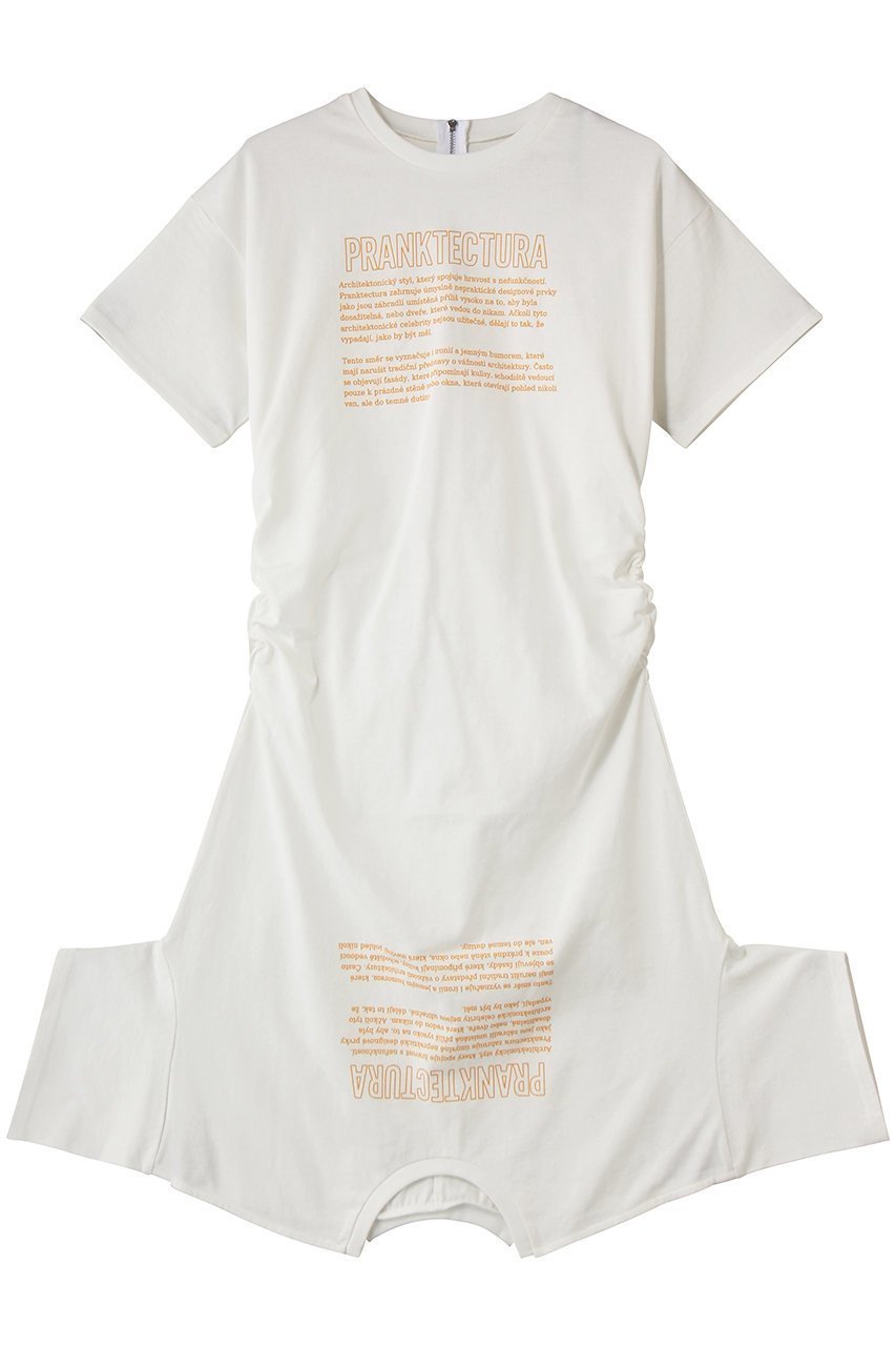 【プランク プロジェクト/PRANK PROJECT】のカットシンメプリントT インテリア・キッズ・メンズ・レディースファッション・服の通販 founy(ファニー) 　ファッション　Fashion　レディースファッション　Fashion for Women　トップス・カットソー　Cut & Sew Tops　シャツ・ブラウス・オフィスカジュアル　Elegant Blouses & Button-Ups　ロングTシャツ・Tシャツ　Longline T-Shirts & Tees　カットソー・ベーシックTシャツ　Cut-and-Sewn Tops / Stretch Tees & Basics　グラフィック　Graphic, Graphic Design　ショート　Short, Short Length　スリーブ　Sleeve, Long Sleeve / Short Sleeve　ドレス　Dress, One-Piece　プリント　Print, Printed Pattern　WHT(ホワイト)|ID: prp329100004902819 ipo3291000000036692991